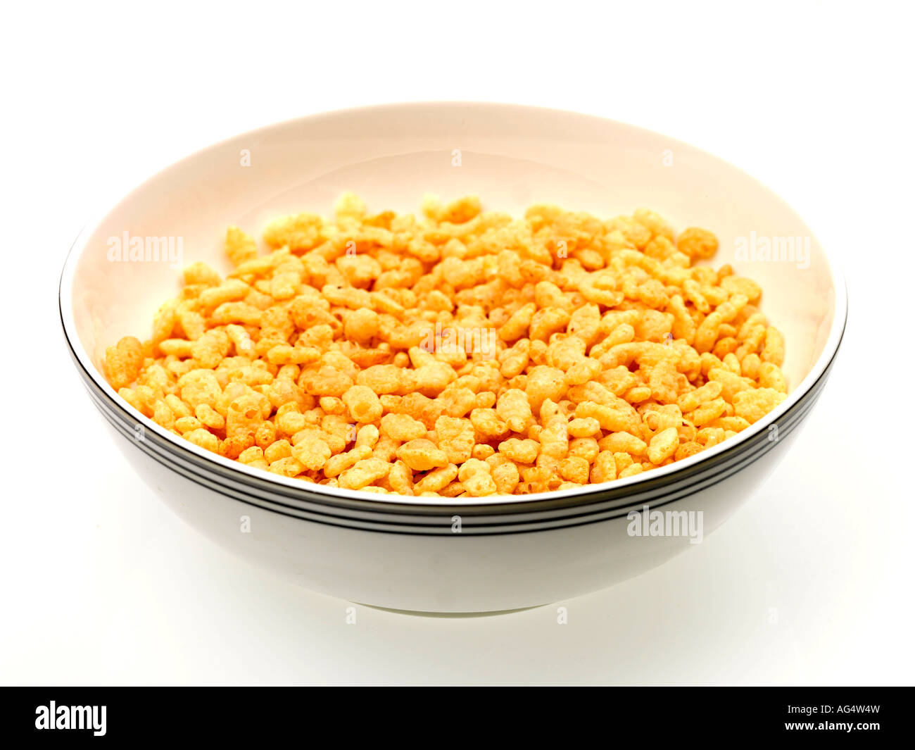 Rice Krispies with Skimmed Milk Stock Photo Alamy