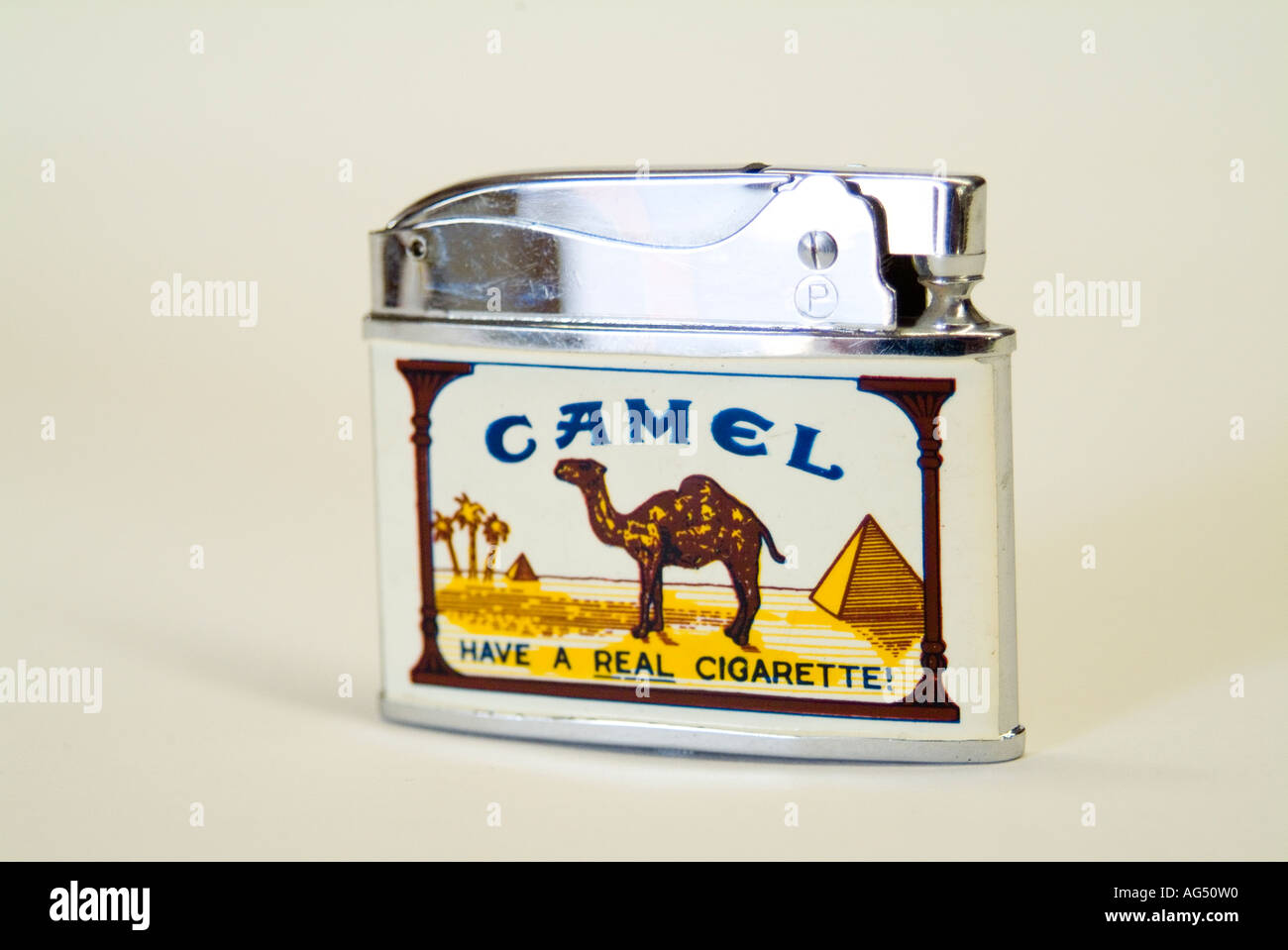A promotional cigarette lighter for Camel cigarettes Stock Photo - Alamy