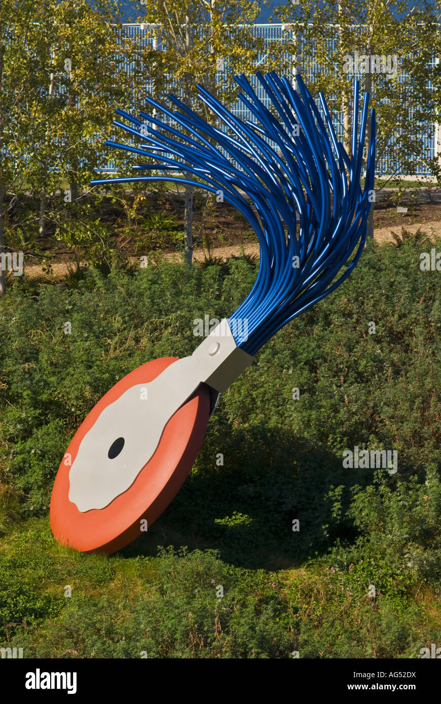 Typewriter Eraser Scale X by Claes Oldenburg and Coosje van Bruggen