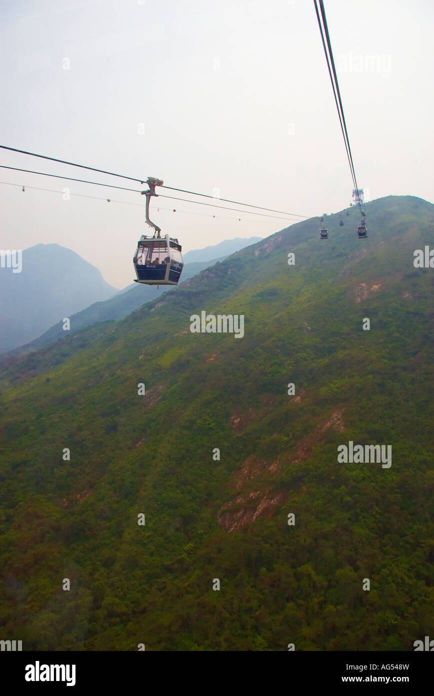 Po Lin Monastery Hong Kong Big Buddha Cable Car Stock Photo - Alamy