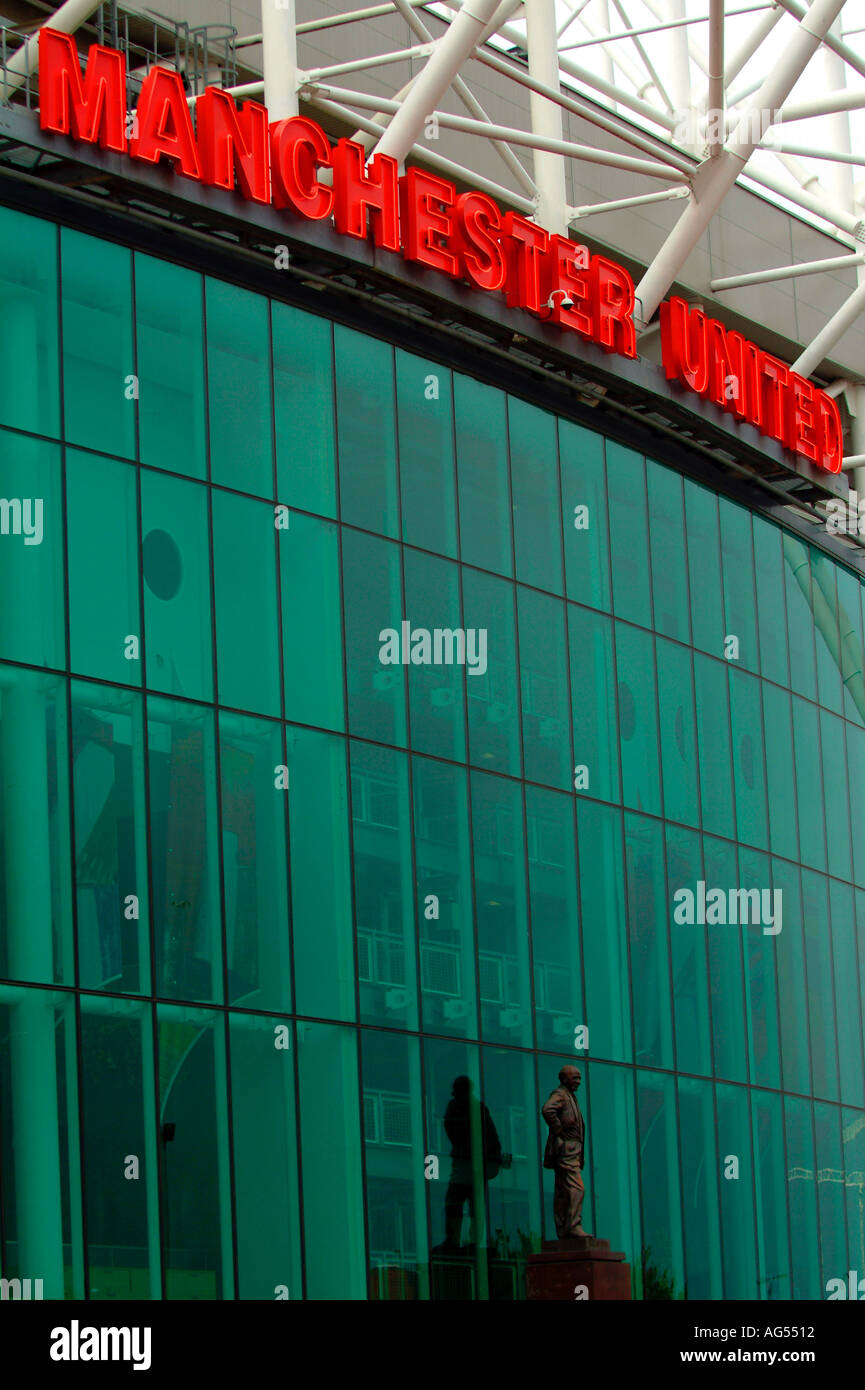 Old Trafford manchester united Stock Photo Alamy