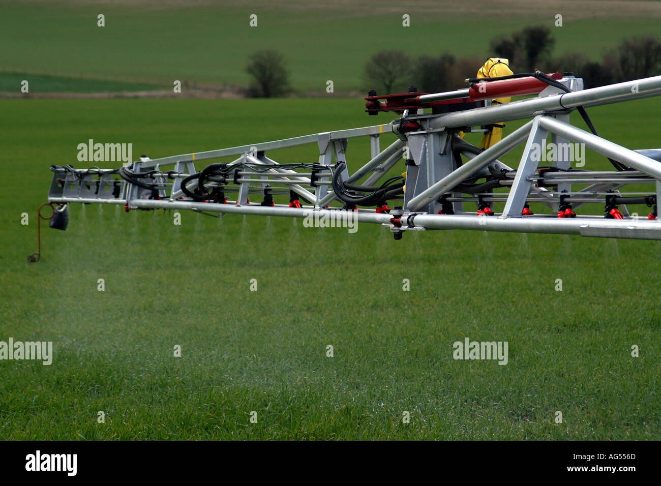 Crop Spraying Spray Arm Stock Photo Alamy