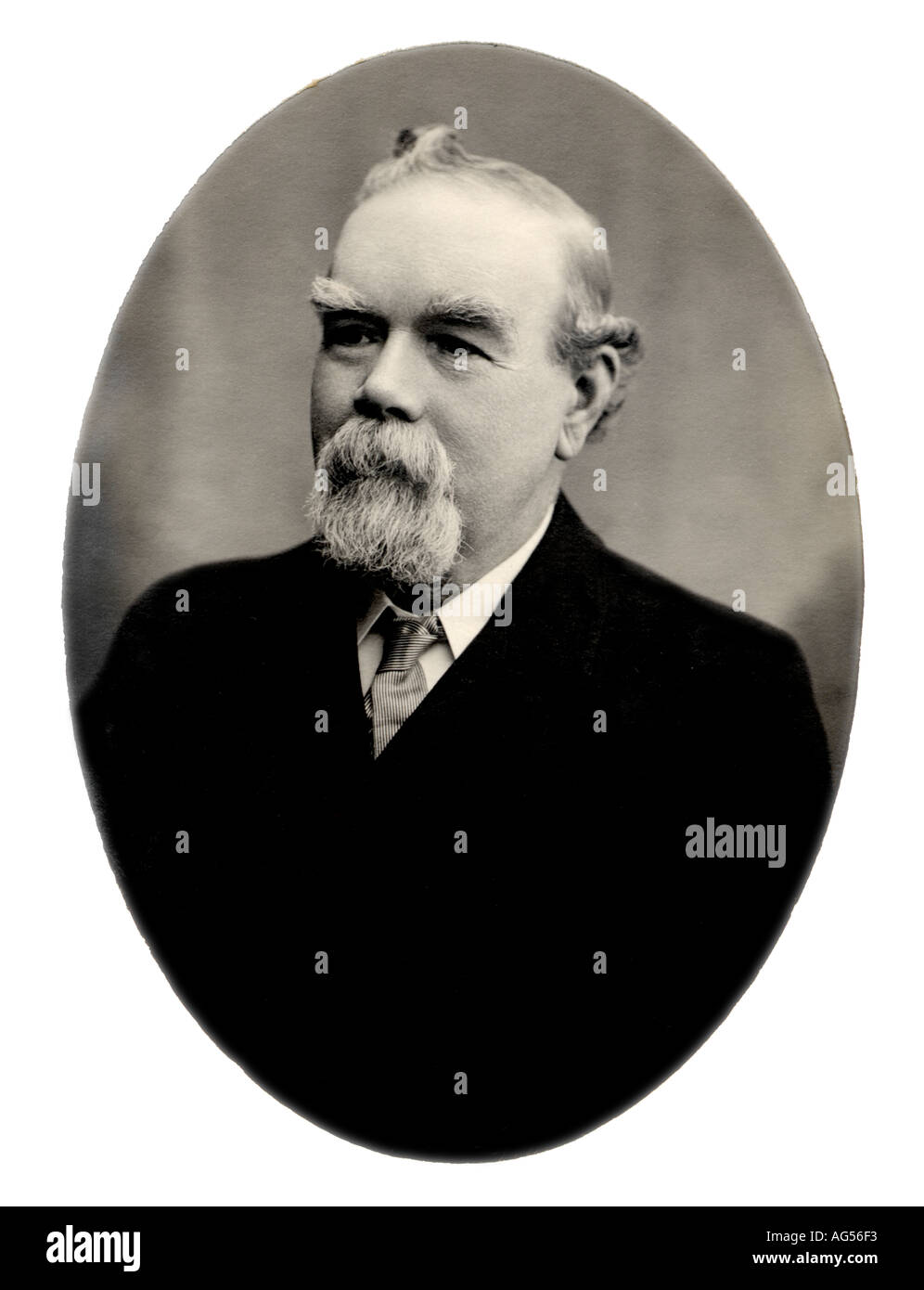 Mr I Shuttleworth, Annesley Wesleyan Sunday School Teacher, 1910 Stock Photo