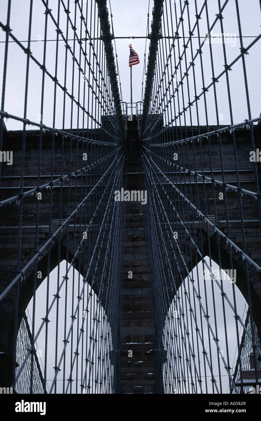 brooklyn bridge NYC Stock Photo
