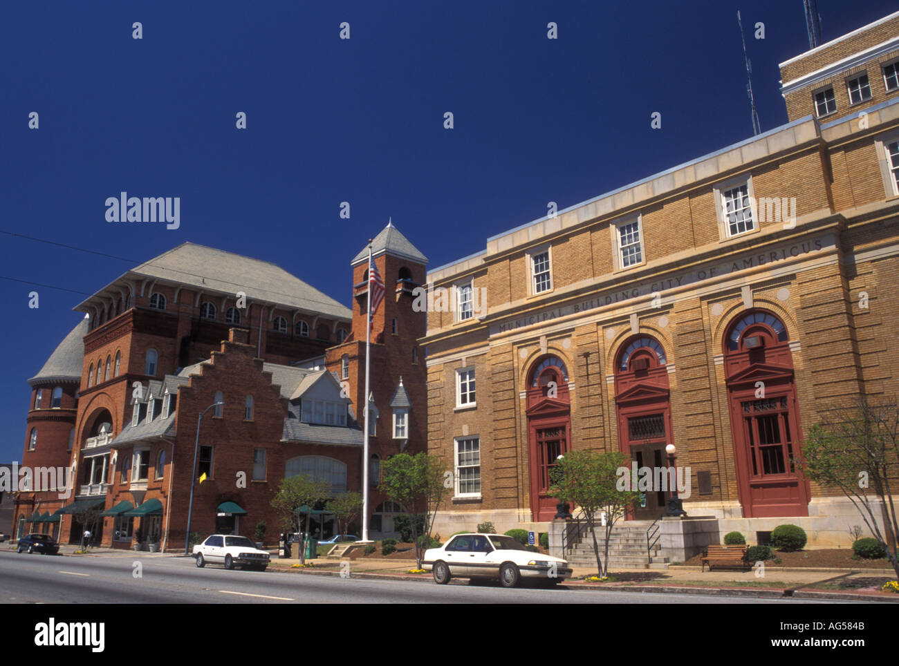 Downtown americus hires stock photography and images Alamy