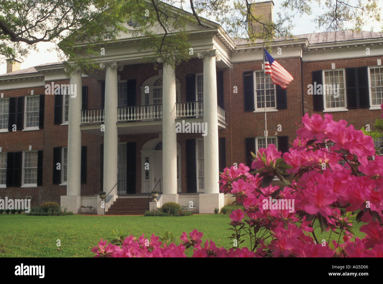 Mississippi natchez spring pilgrimage historic hires stock photography