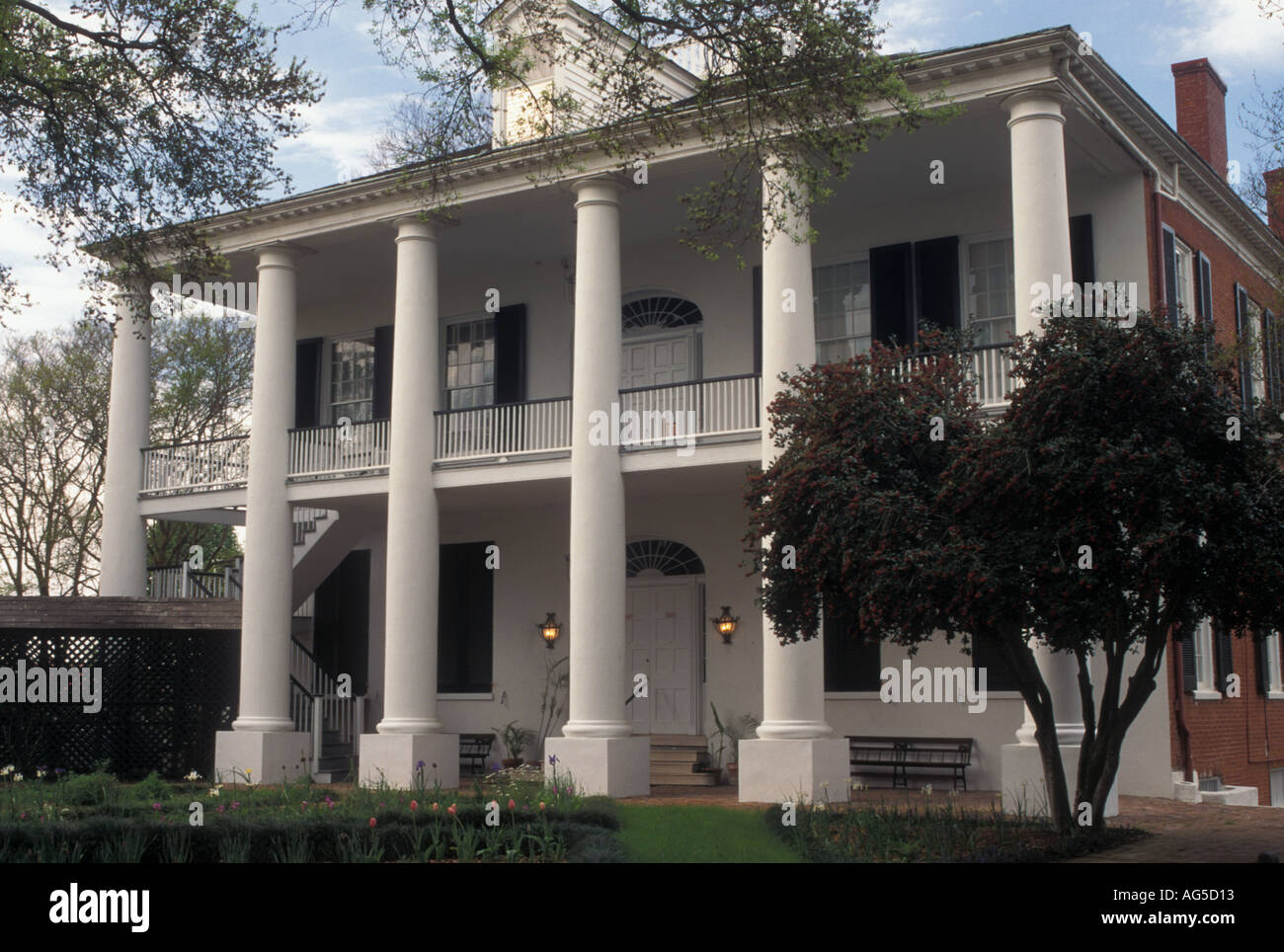 Rosalie antebellum mansion natchez mississippi hires stock photography