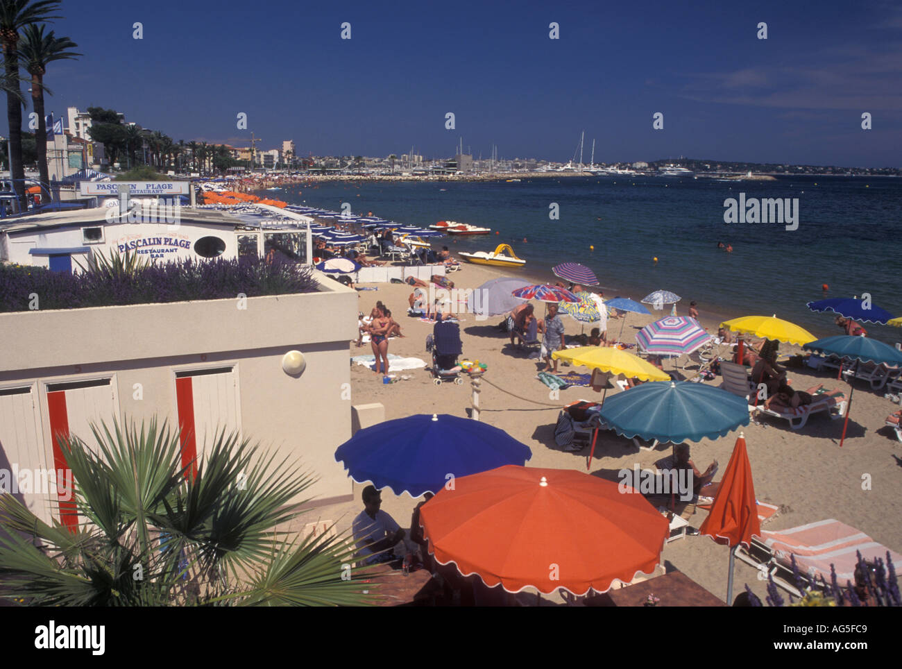AJ15678, France, Golfe-Juan, Cote d' Azur, Provence, Alpes-Maritimes, Europe Stock Photo