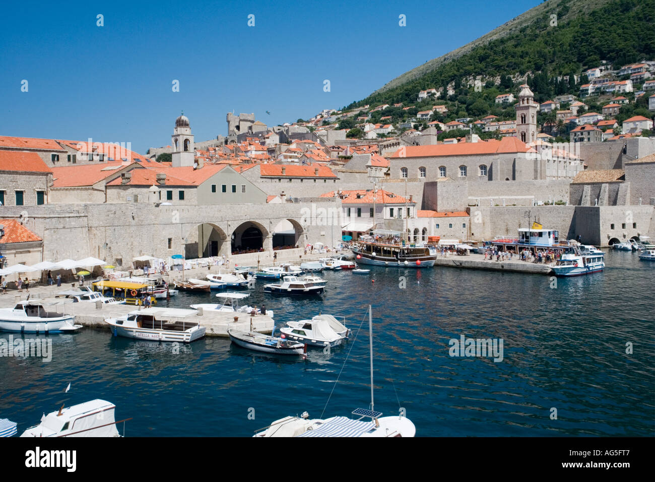 Gruz, old city port of Dubrovnik in Croatia Stock Photo - Alamy