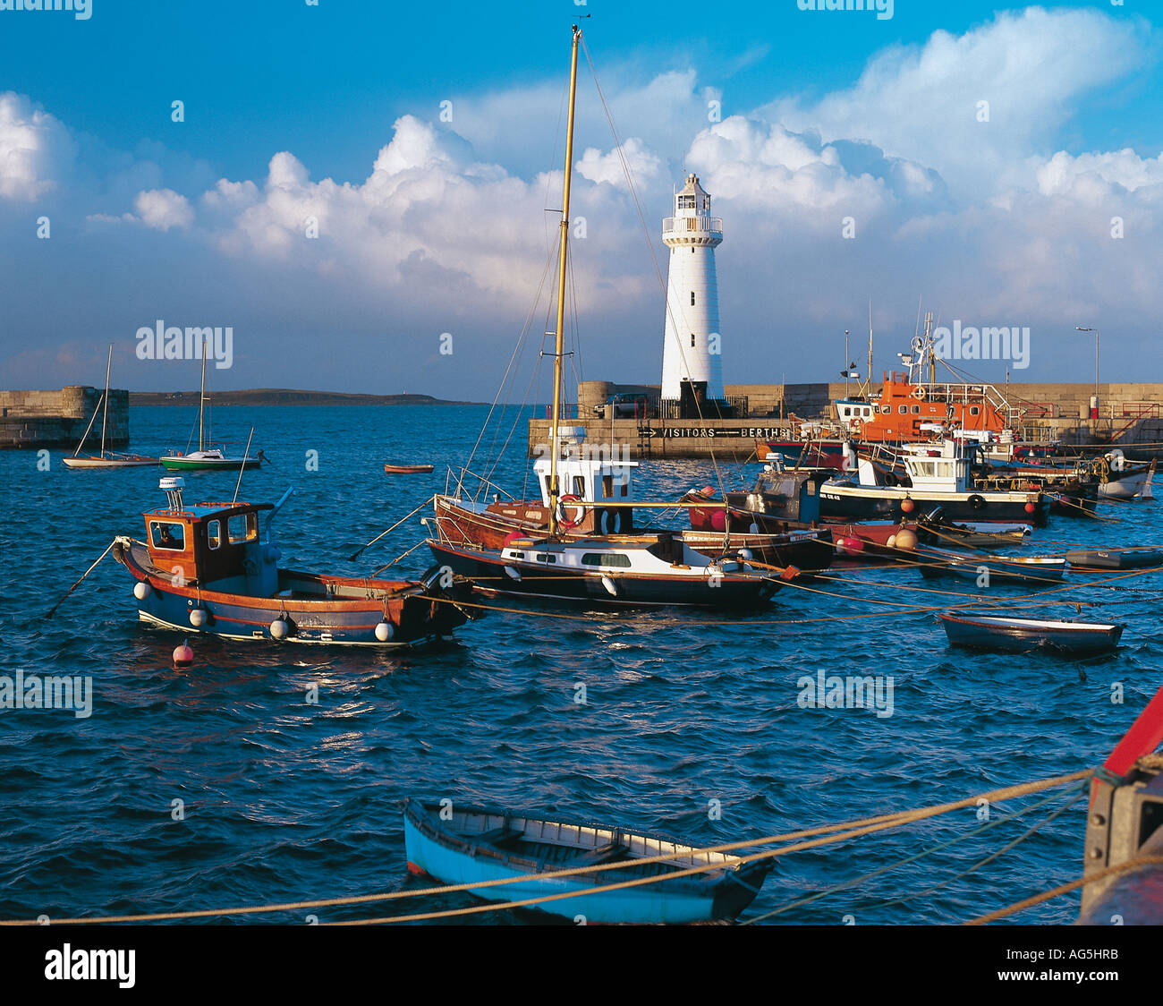 irish coastal inlet on irelands north east coast, county down Stock ...