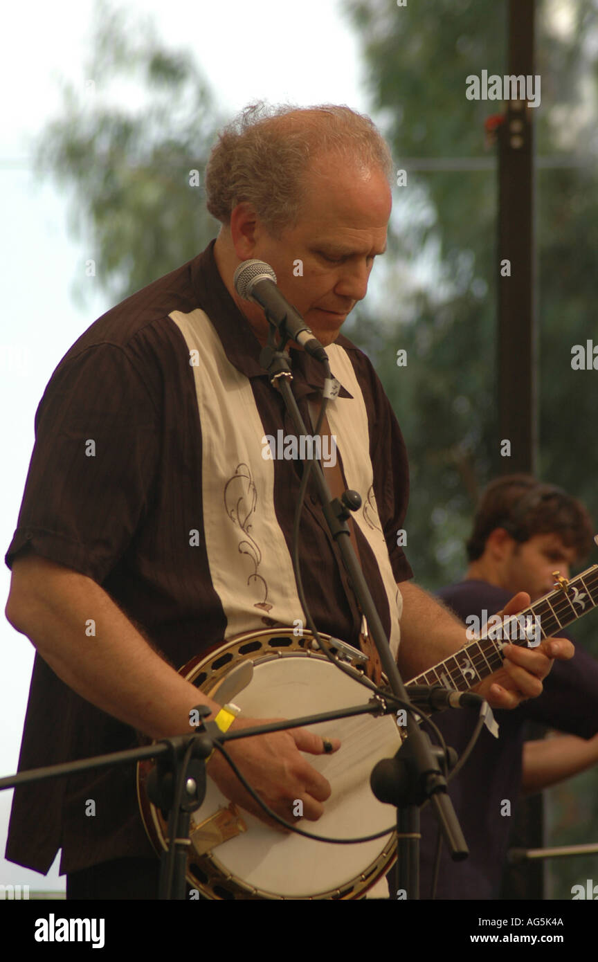 Dr Banjo Pete wernick live on stage at the Jacob s ladder festival