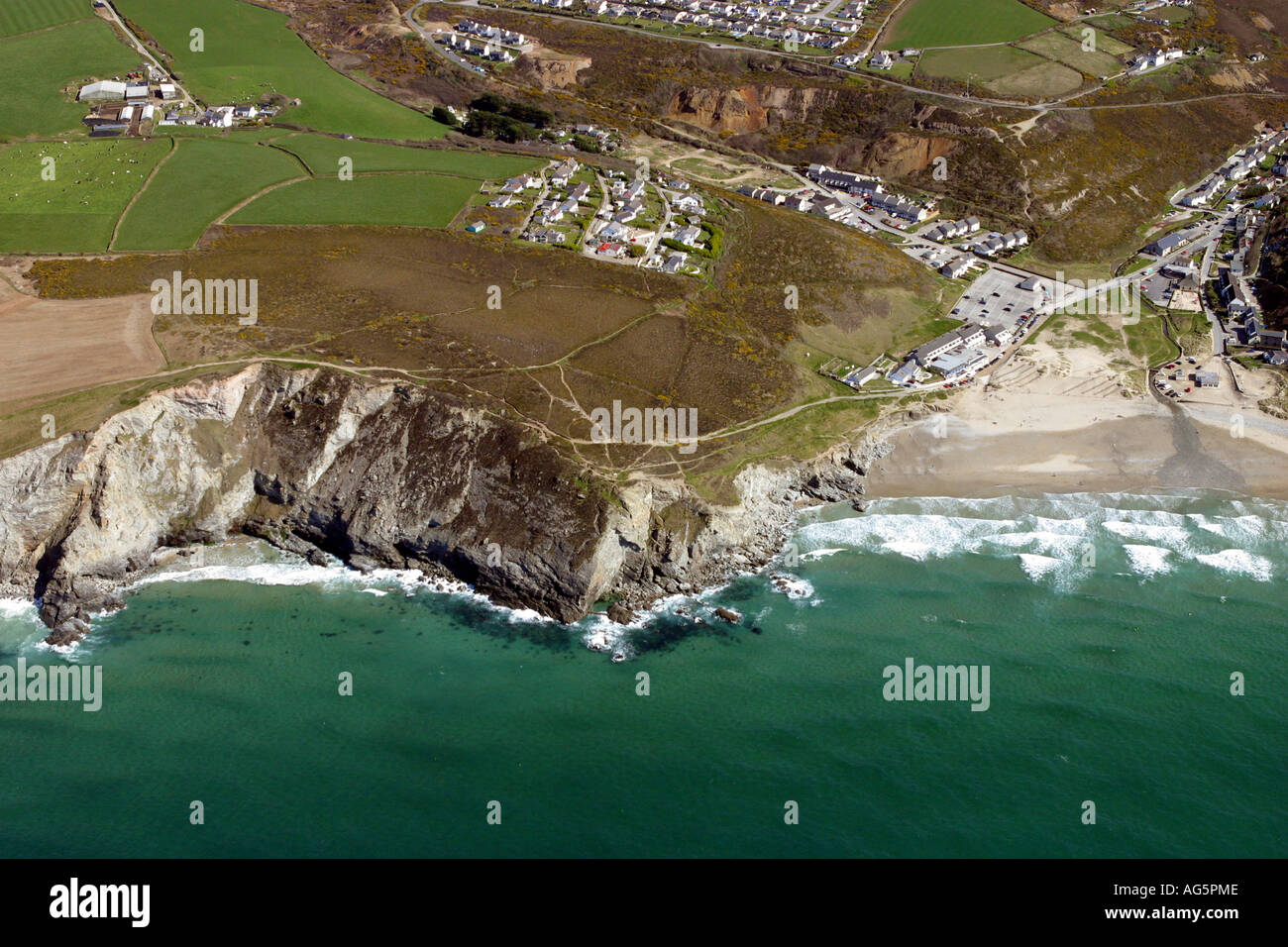 Porthtowan Cornwall UK Stock Photo Alamy