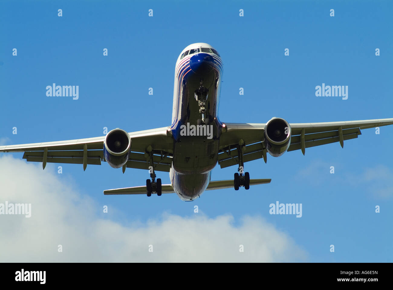 Airliner at Manchester Airport Stock Photo - Alamy