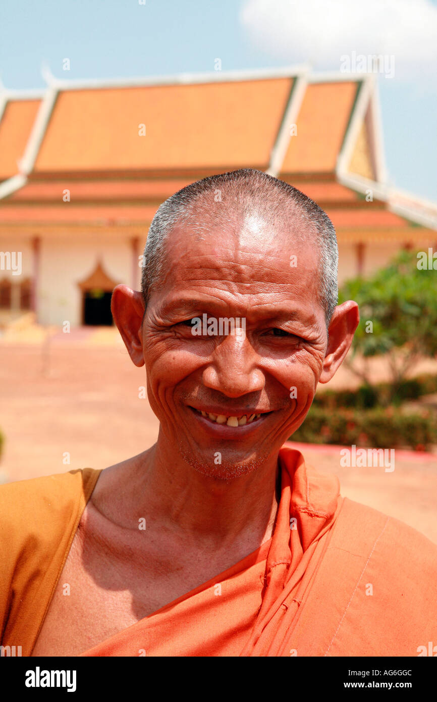 Cambodia portrait monk hi-res stock photography and images - Alamy