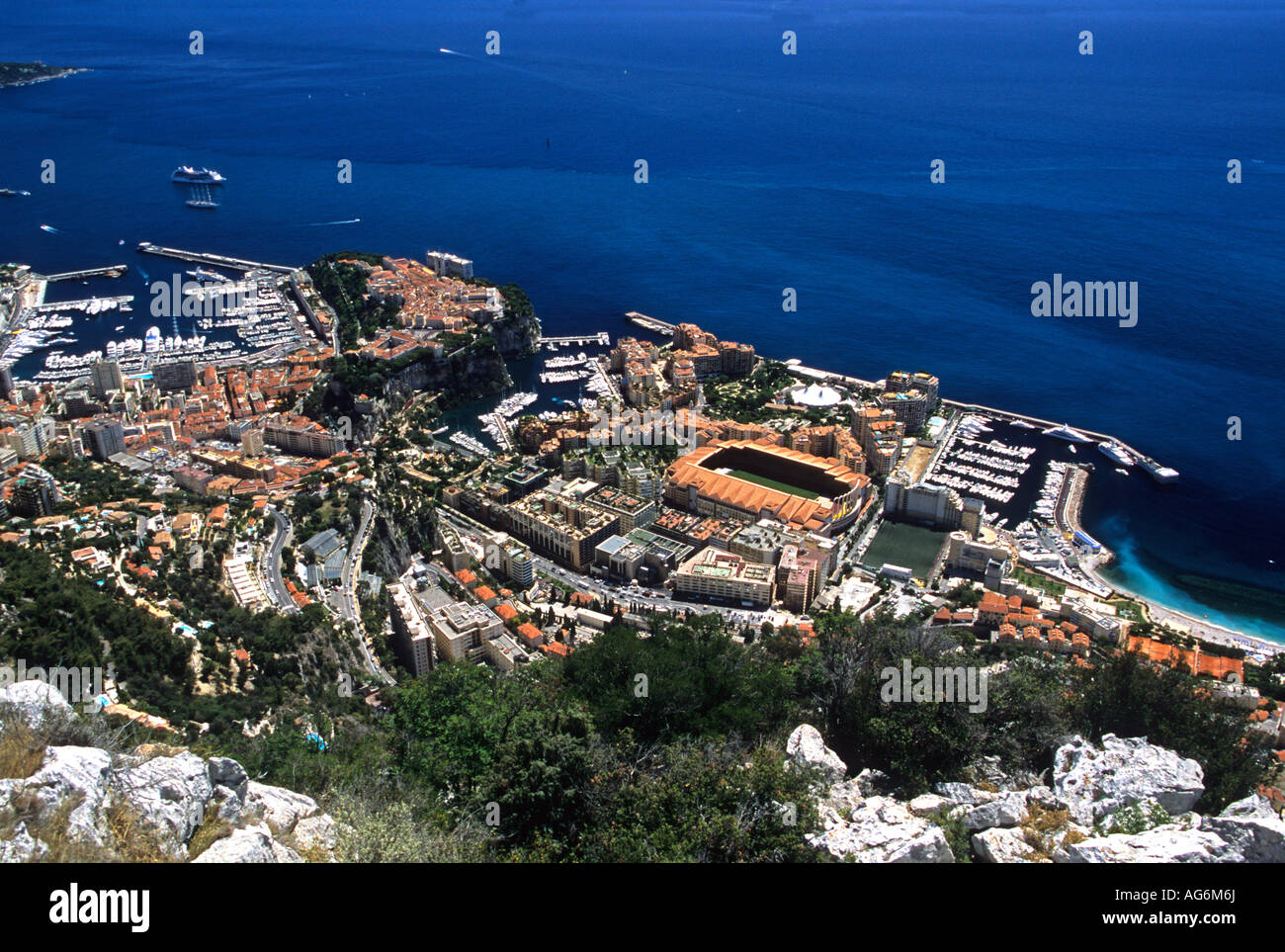 Monaco Principaute de Monaco Monte Carlo French Riviera Cote d'azur PACA France Stock Photo
