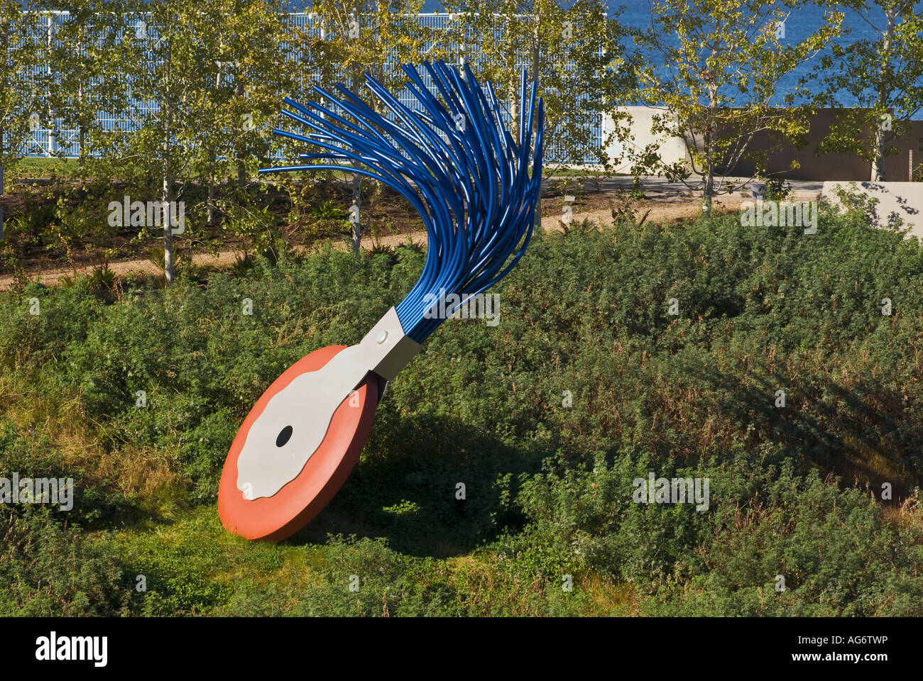 Typewriter Eraser Scale X by Claes Oldenburg and Coosje van Bruggen