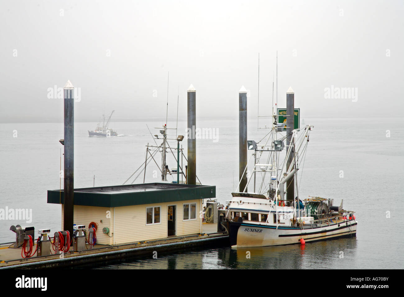 Petro Marine Services fuel dock Petersburg Alaska Stock Photo Alamy