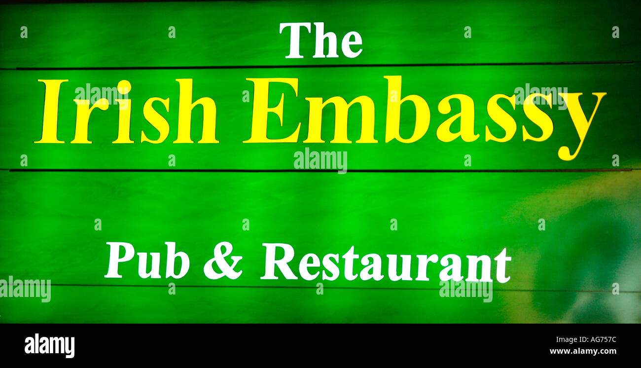 irish embassy Stock Photo Alamy