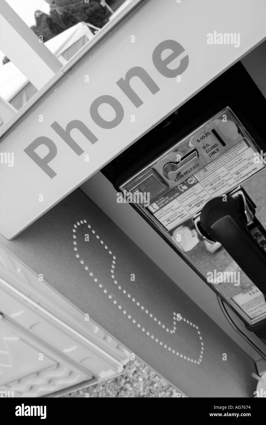 american pay phone box contact telephone