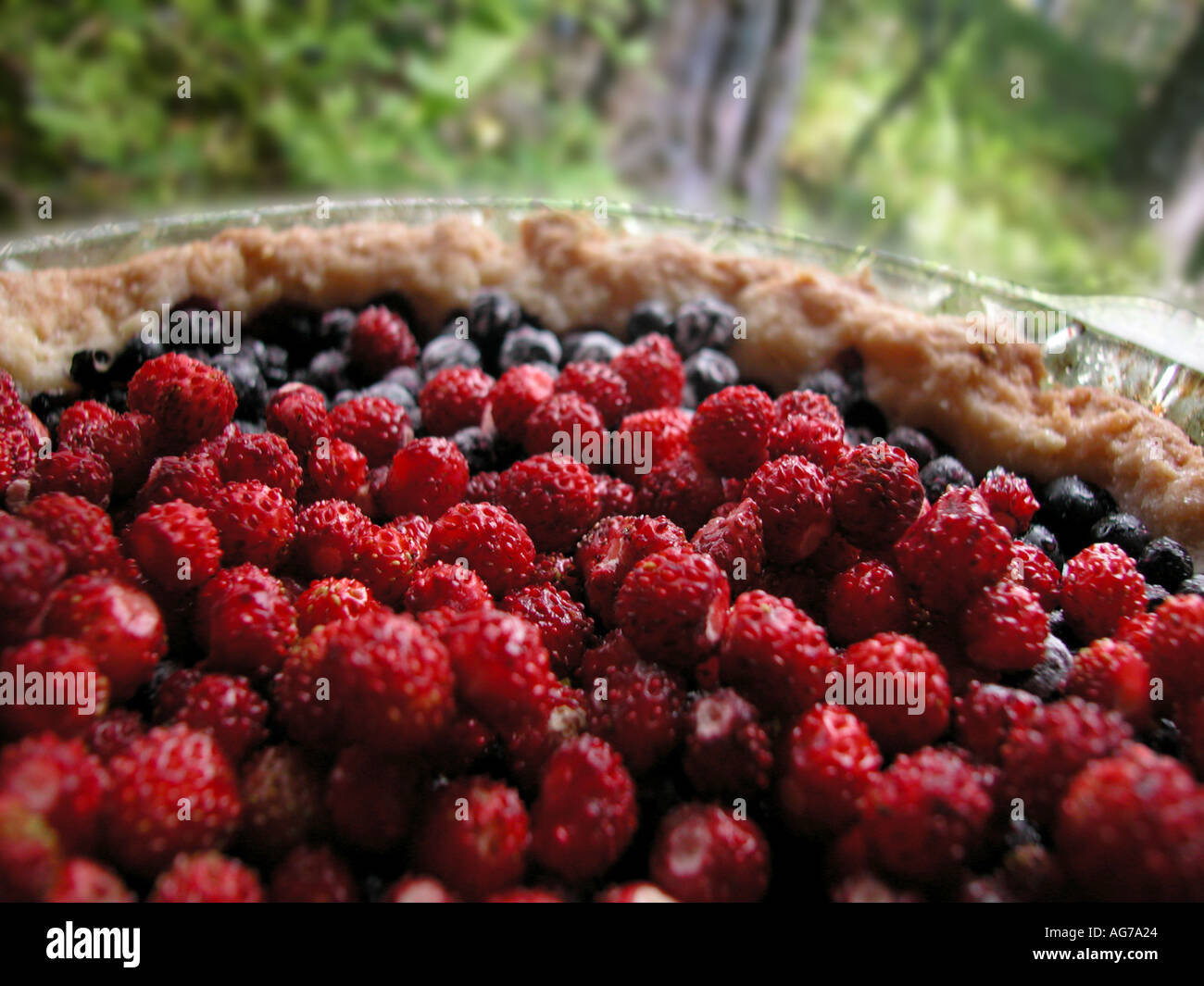 Strawberries with cake hi-res stock photography and images - Alamy