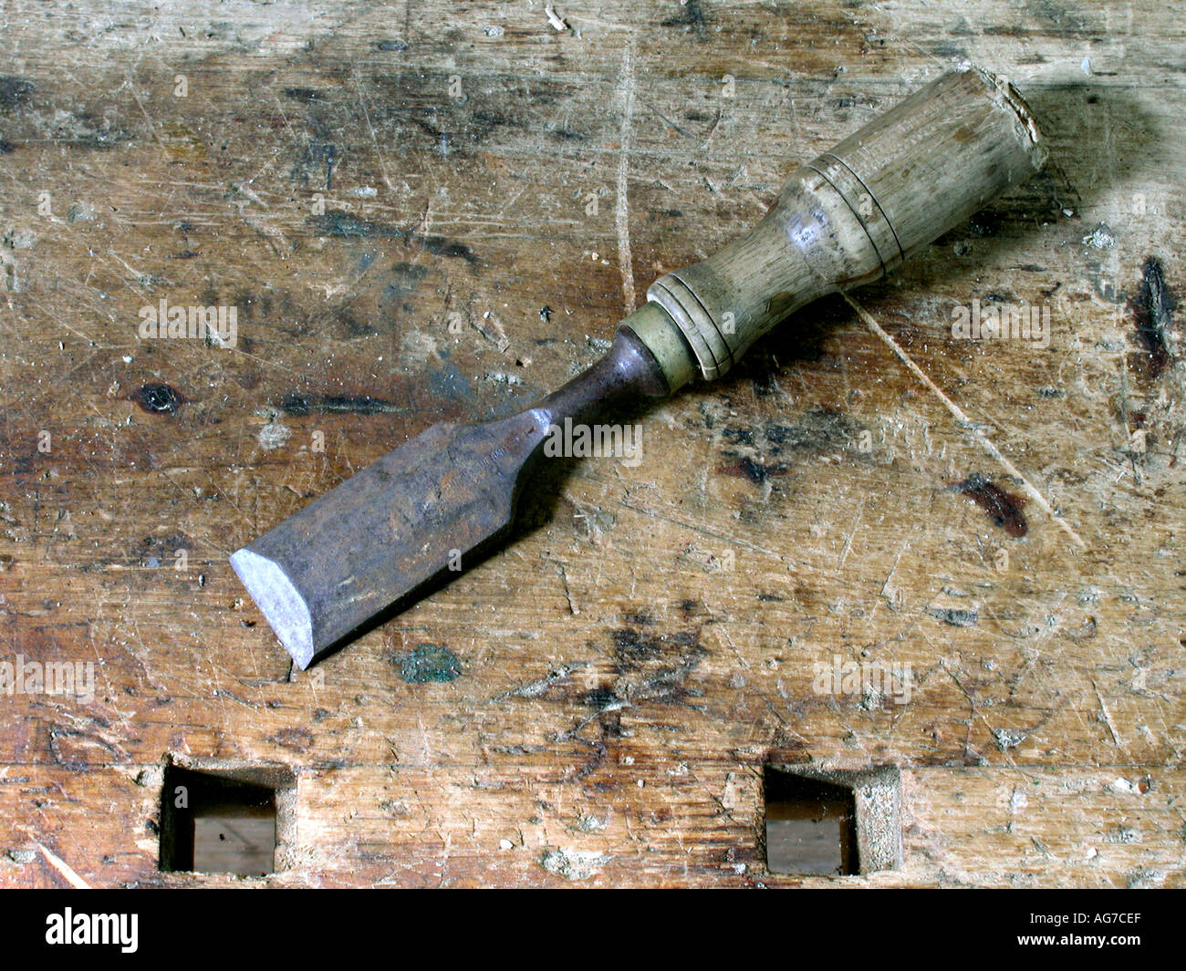 old crowbar Stock Photo