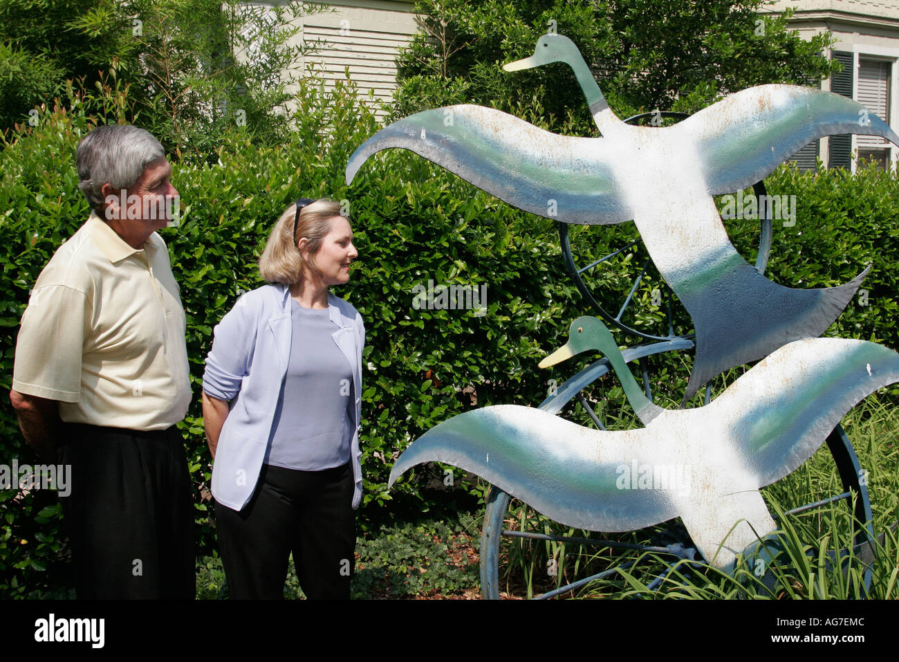 Alabama Florence Kennedy-Douglass Center for the Arts,outside exterior  sculpture folk art Stock Photo - Alamy, image size:1300x957