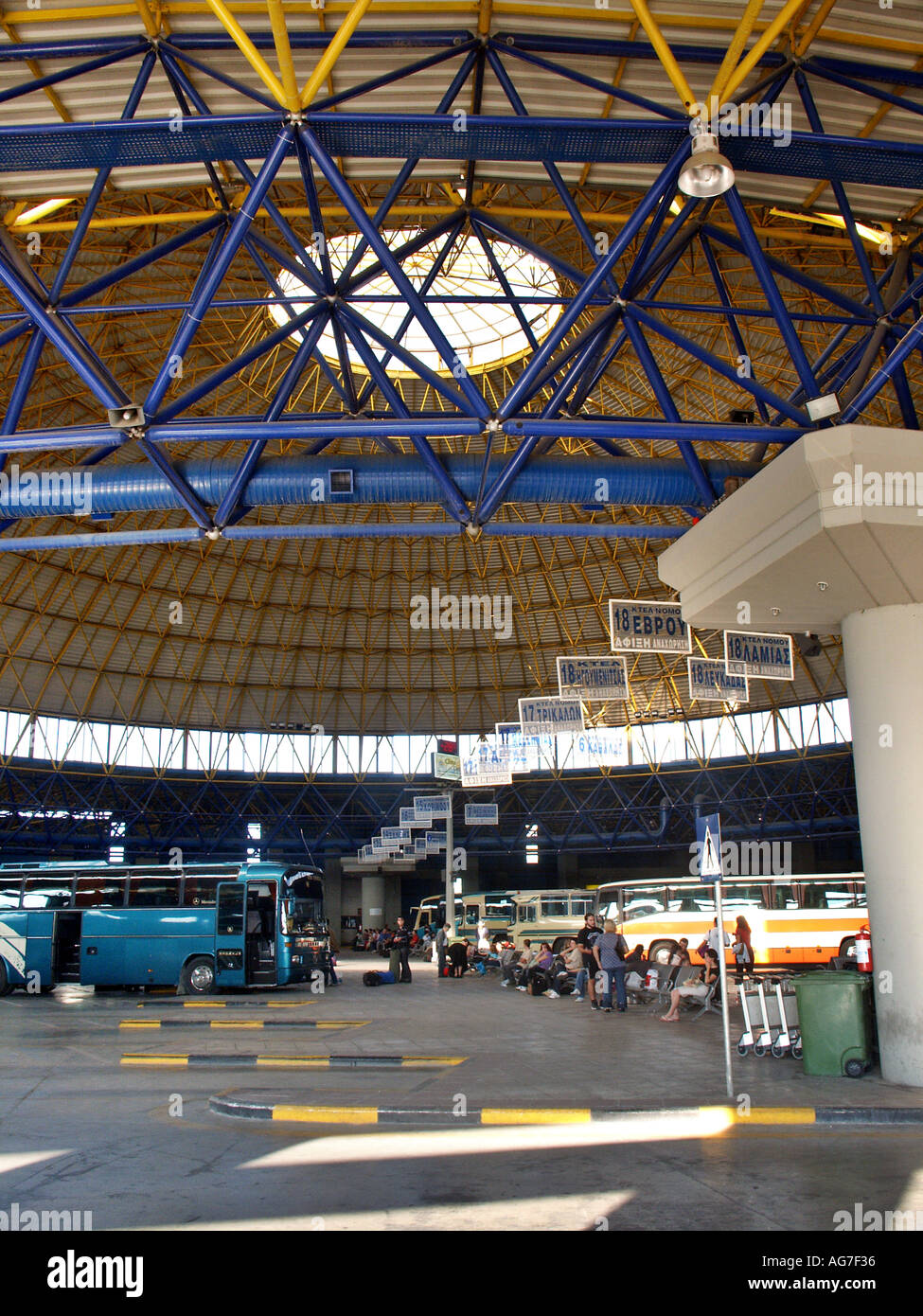 Makedonia Intercity Bus Station Thessaloniki Greece Stock Photo Alamy