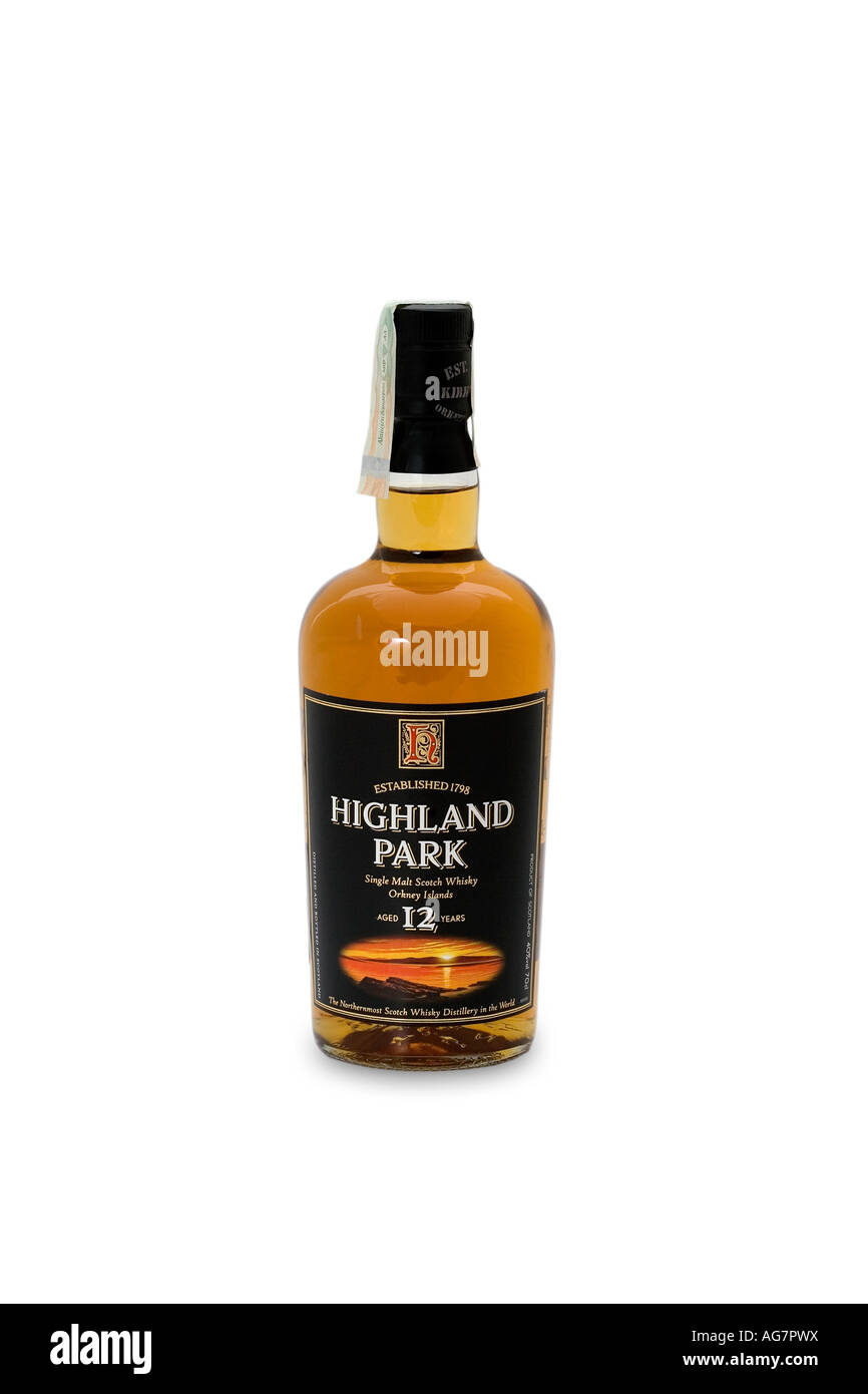 Highland park whisky Stock Photo