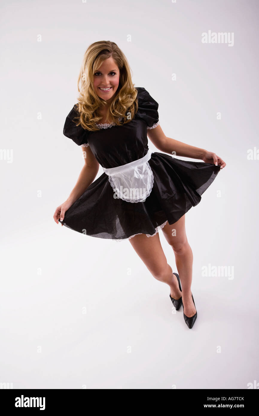 French maid Stock Photo