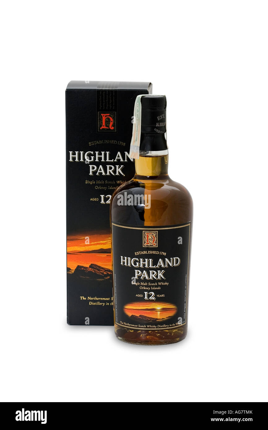 Highland park whisky Stock Photo