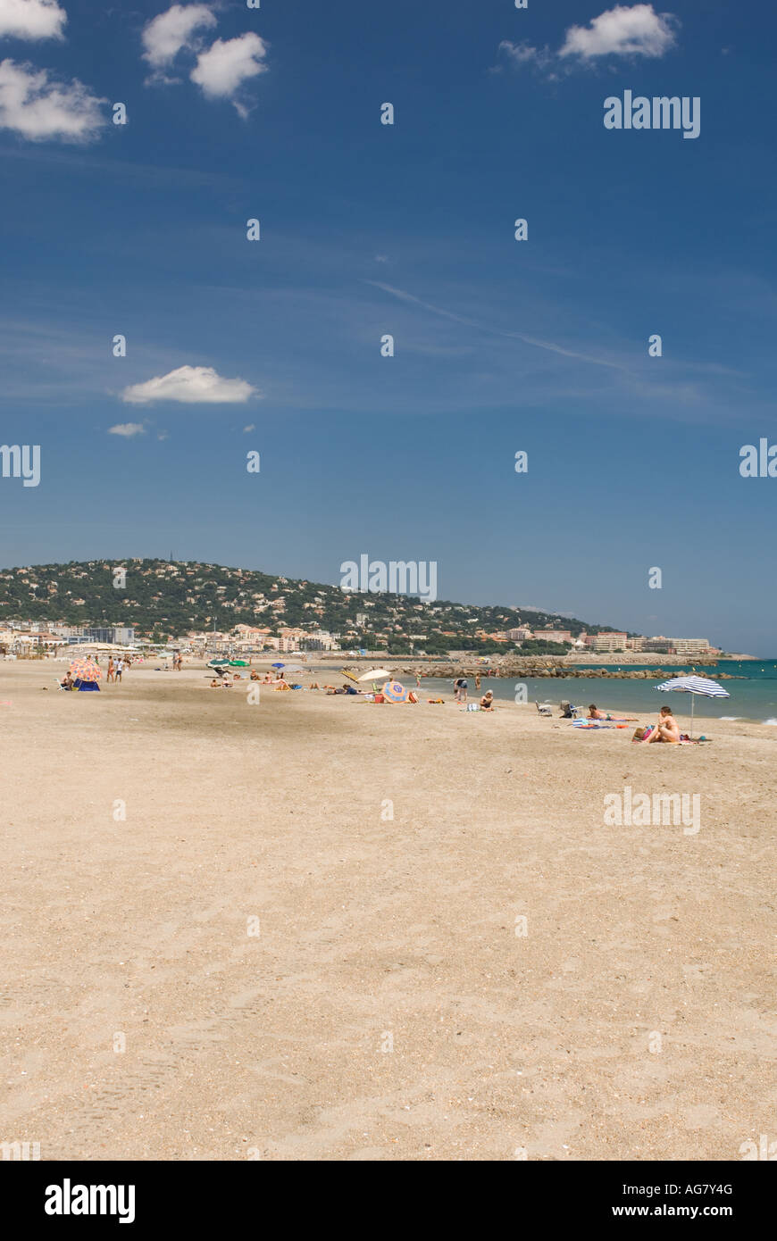 Sete beach Languedoc Roussillon region of France Stock Photo - Alamy