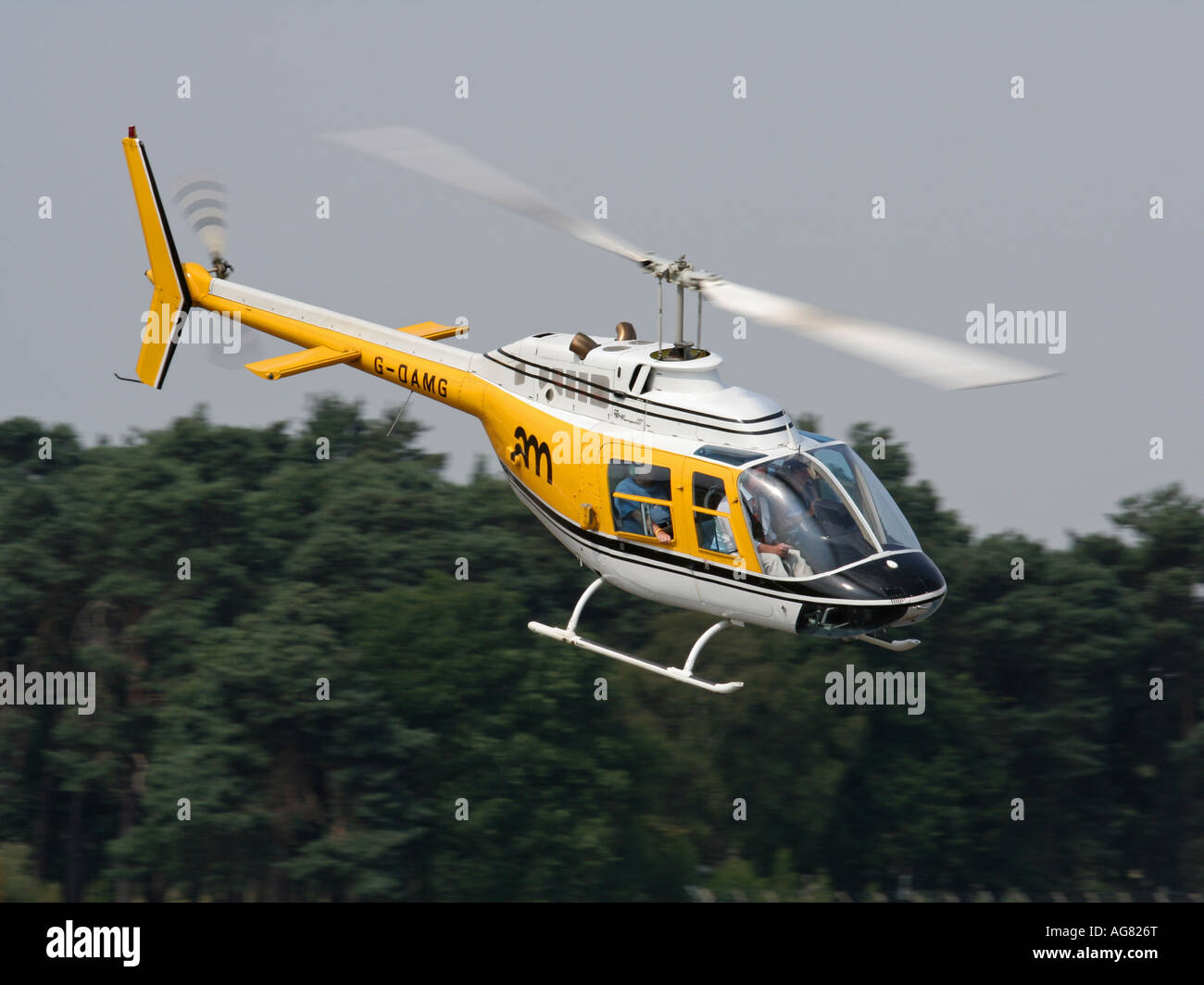 Jet Ranger Helicopter High Resolution Stock Photography And Images Alamy