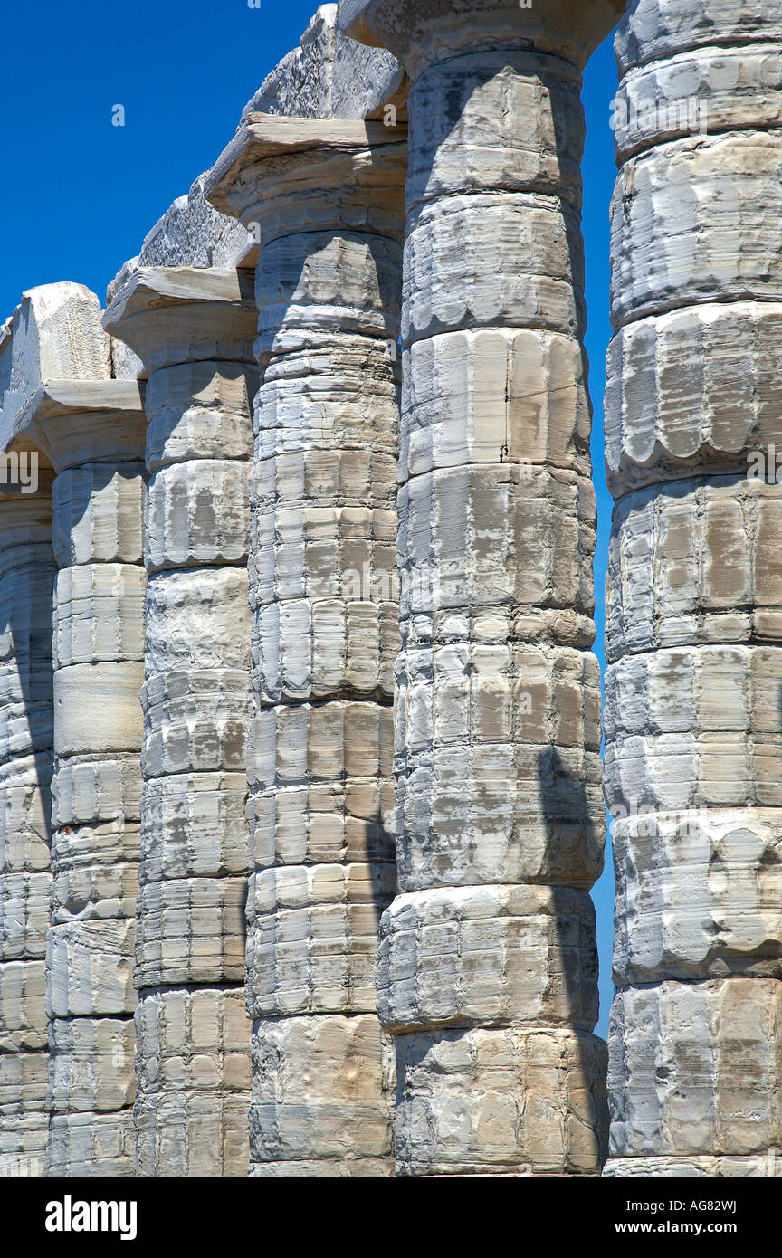 Cape Sounion, Greece, the Temple of Poseidon Stock Photo - Alamy