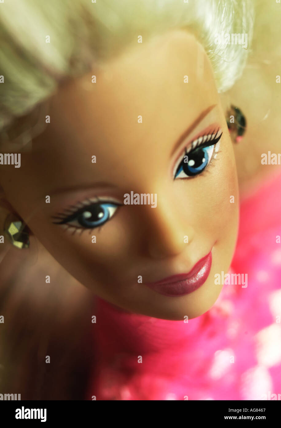 close up barbie Stock Photo