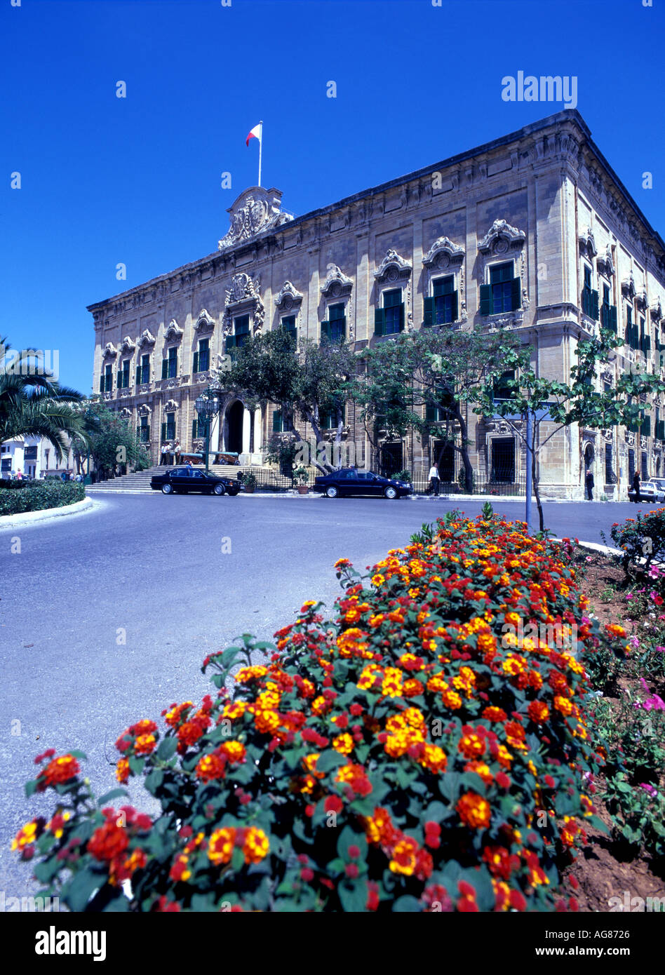 Presidential Palace in Valletta Malta Stock Photo