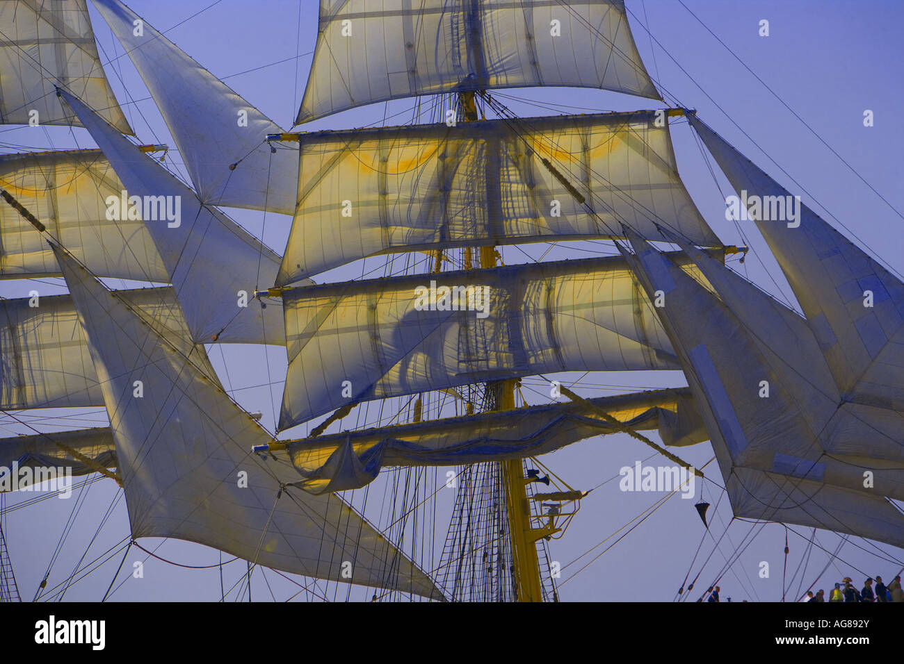 Tall ship, Norfolk, Virginia Stock Photo