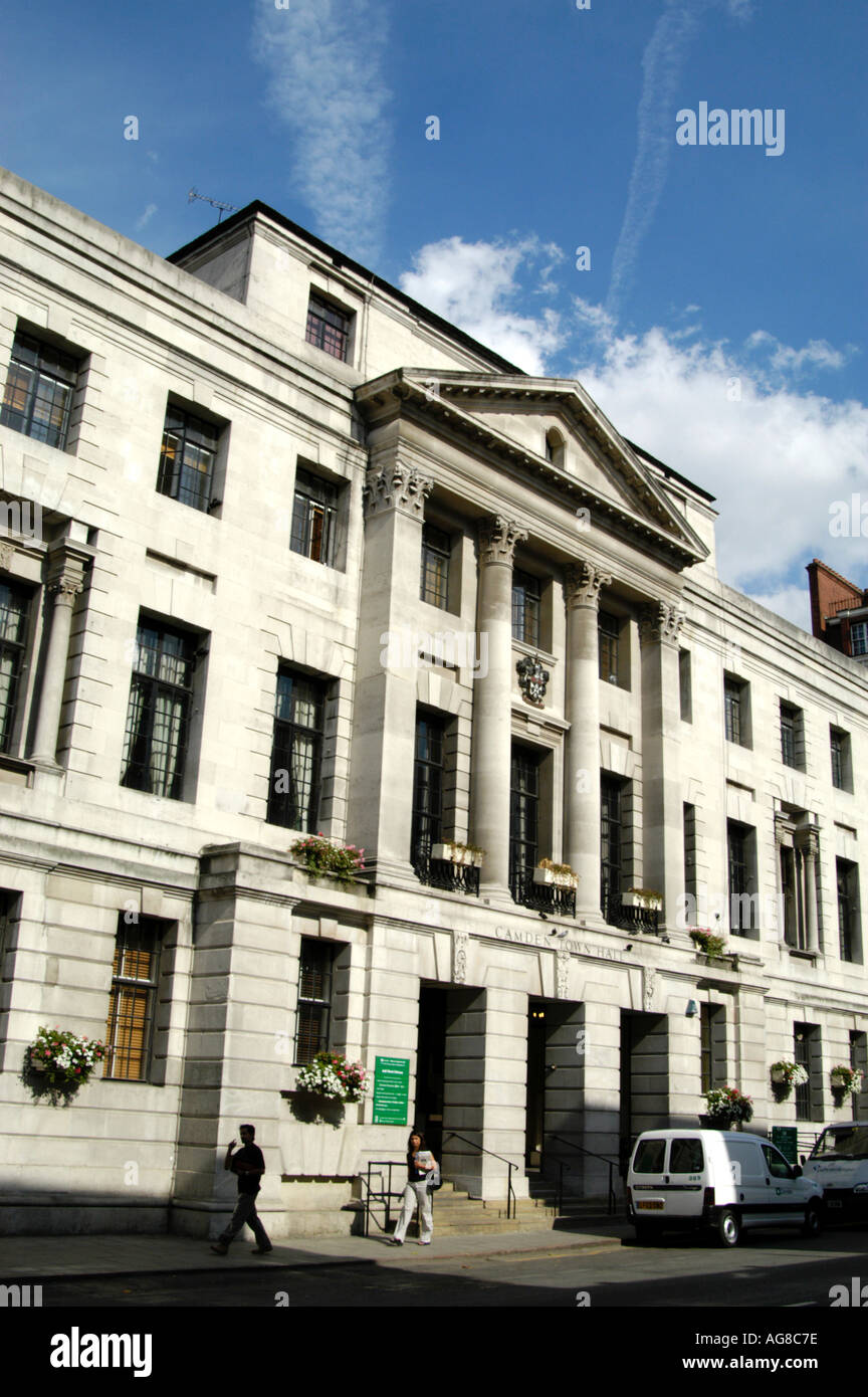 Camden Town Hall London England UK Stock Photo Alamy