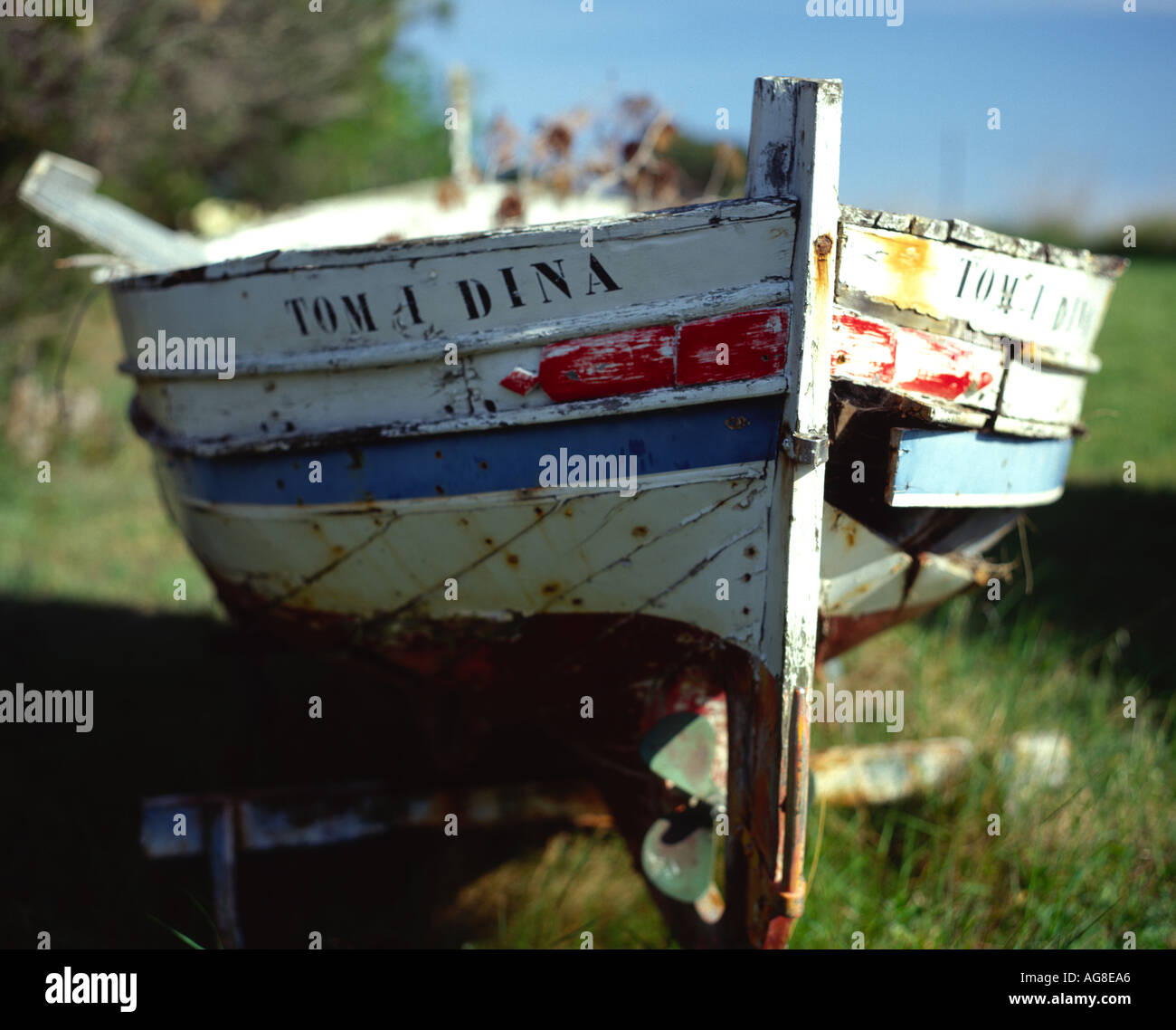 Battered fishing boat hi-res stock photography and images - Alamy