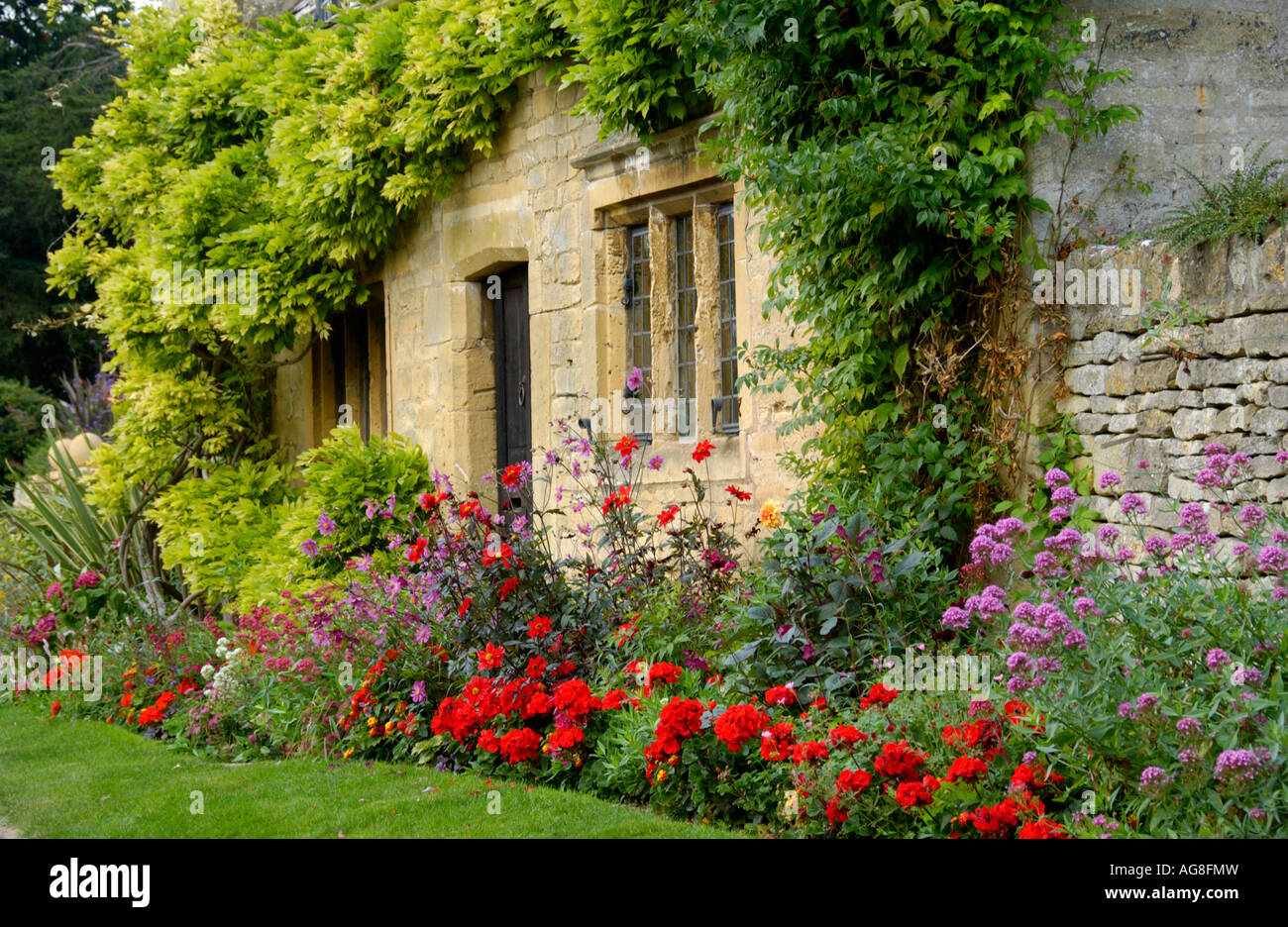 Detached house in Cotswold village of Chipping Campden Gloucestershire England UK Stock Photo