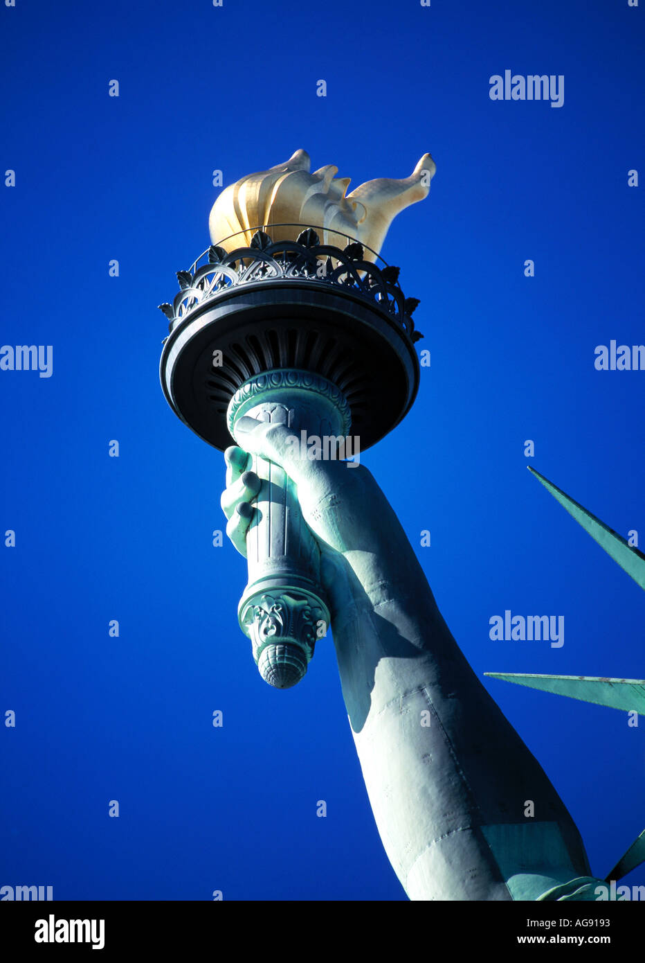 Statue Of Liberty, Torch Stock Photo Alamy