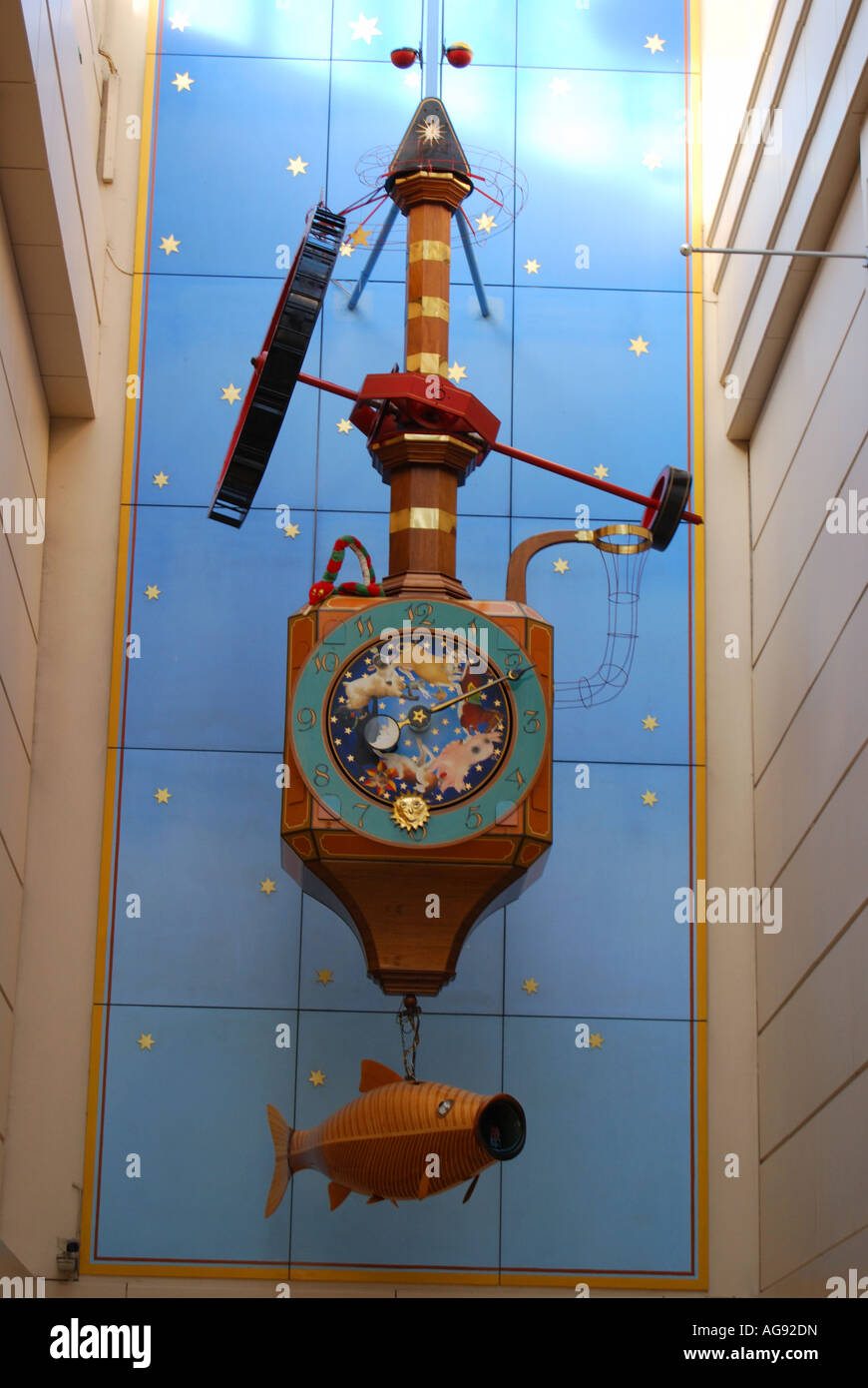 Wishing Fish Clock, Regent Arcade Shopping Centre, Cheltenham