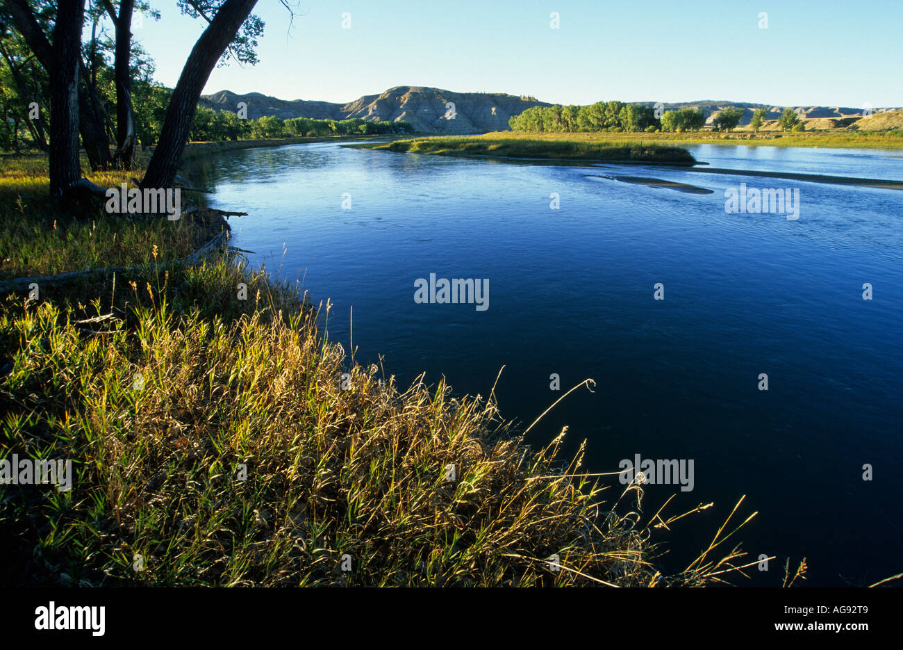 Missouri River, Missouri Breaks National Monument, Montana Stock Photo