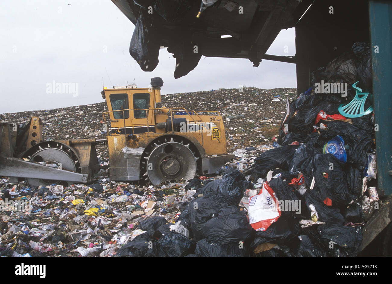 Ferry Road Landfill Site Cardiff Wales UK SB010 Stock Photo
