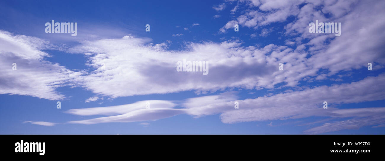 Summer clouds over Iceland Stock Photo