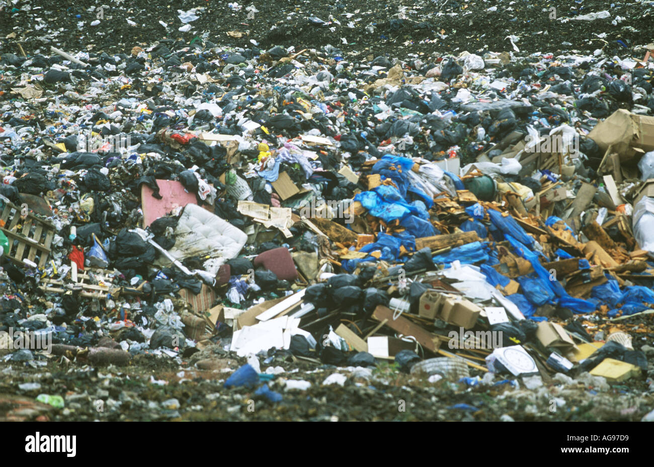 Landfill Site South Wales UK SB005 Stock Photo