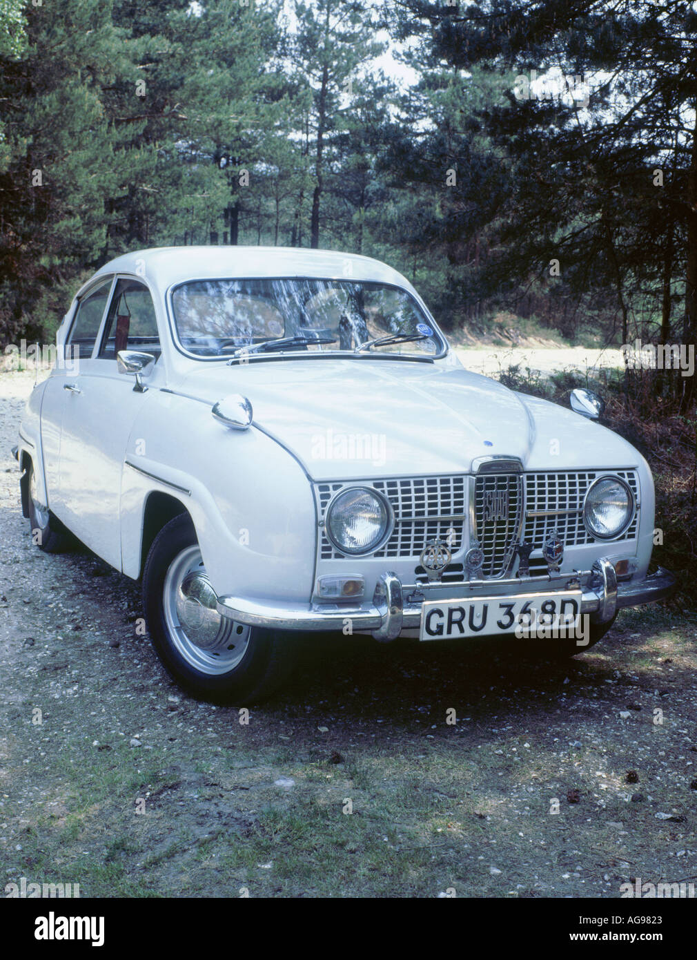 1966 Saab 96 Stock Photo