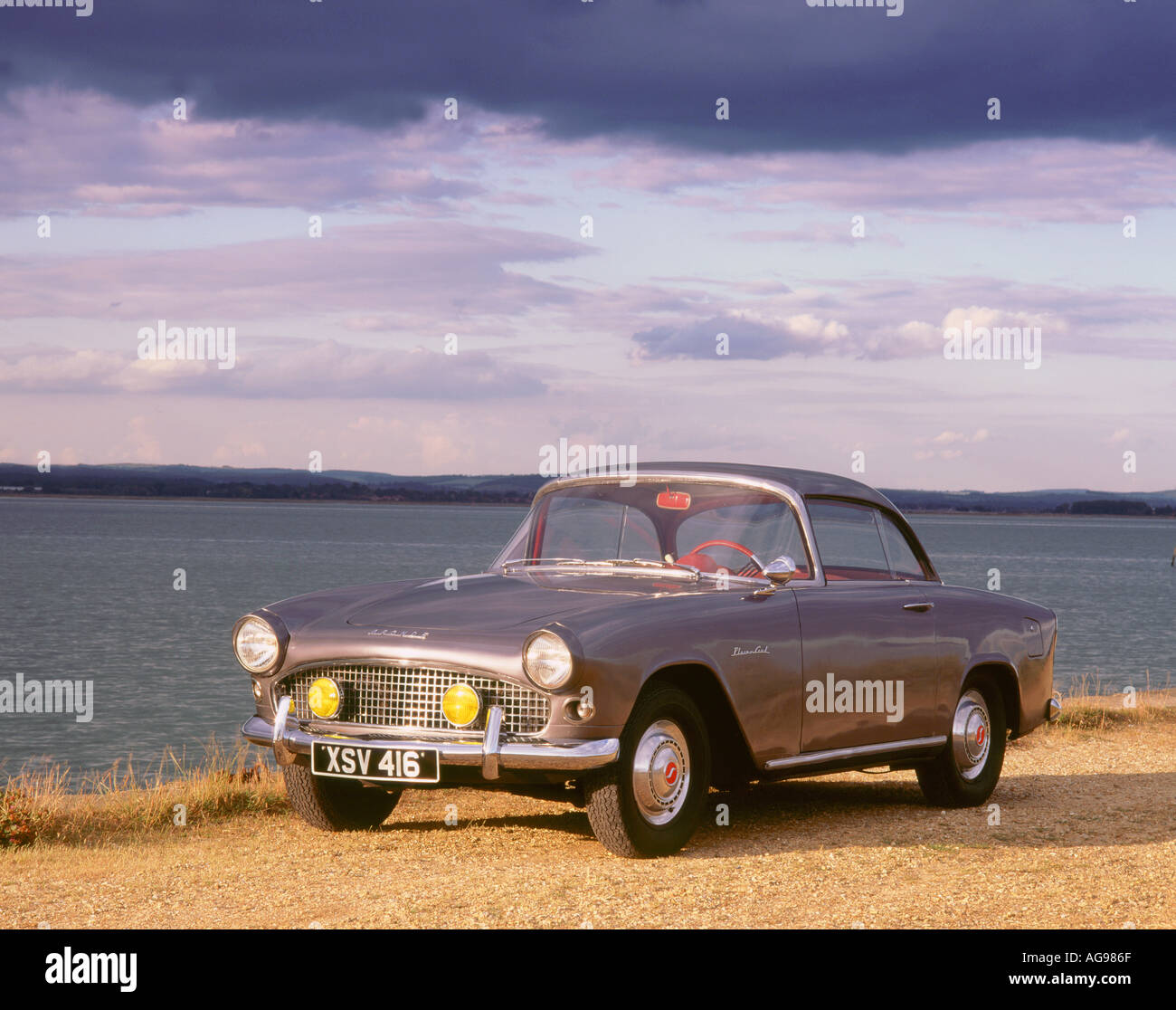 Presentation of the Simca Ariane car. Orly (France)