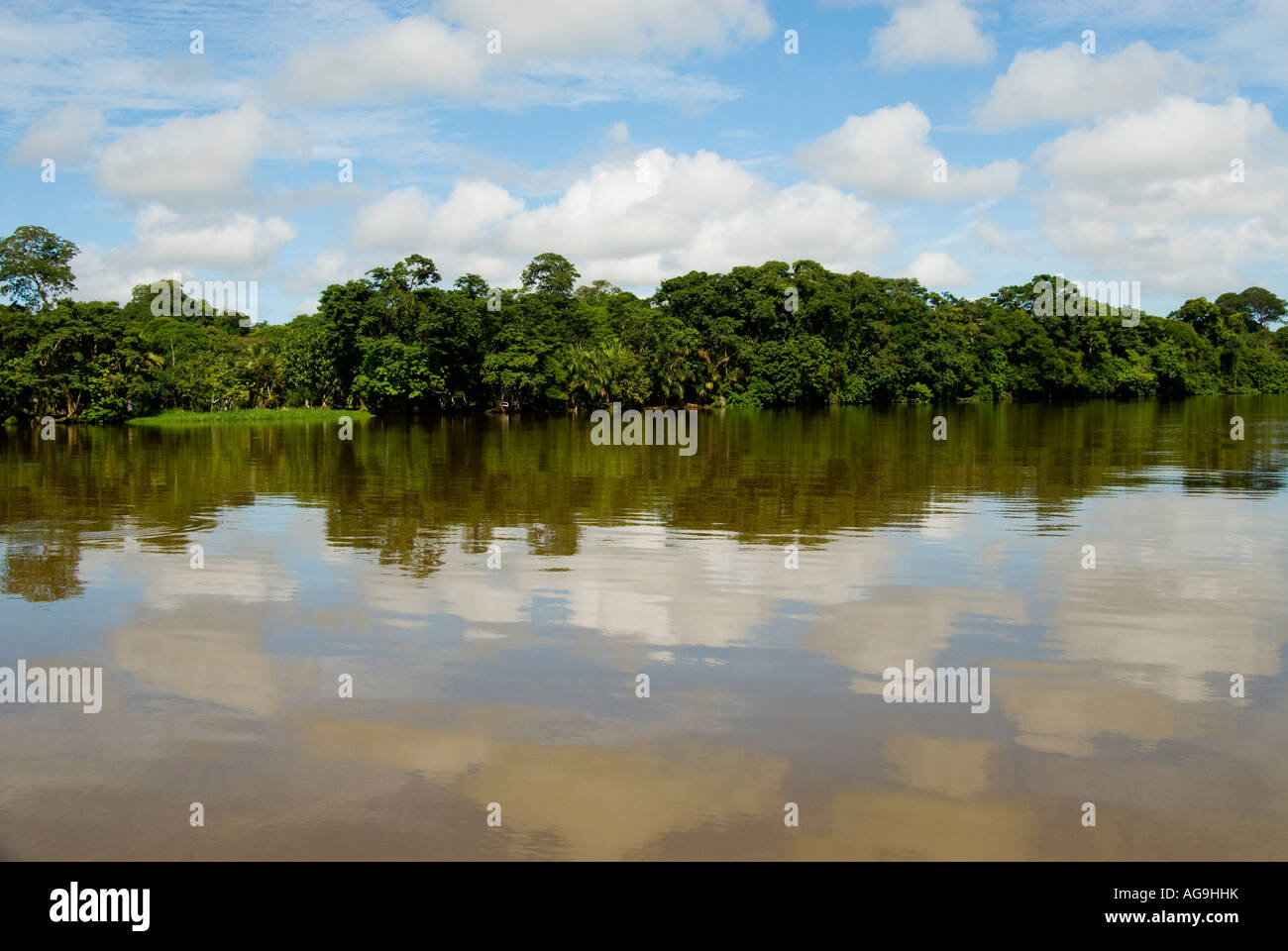 Canals in Tortuguero National Park Costa Rica Stock Photo