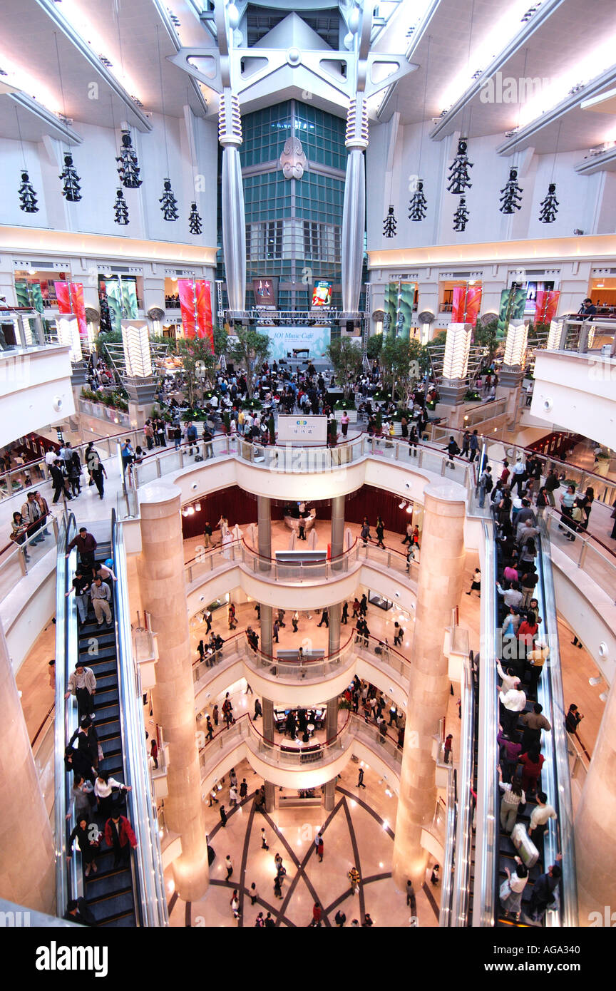Interior View Of Large Modern Taipei 101 Shopping Mall In Taipei