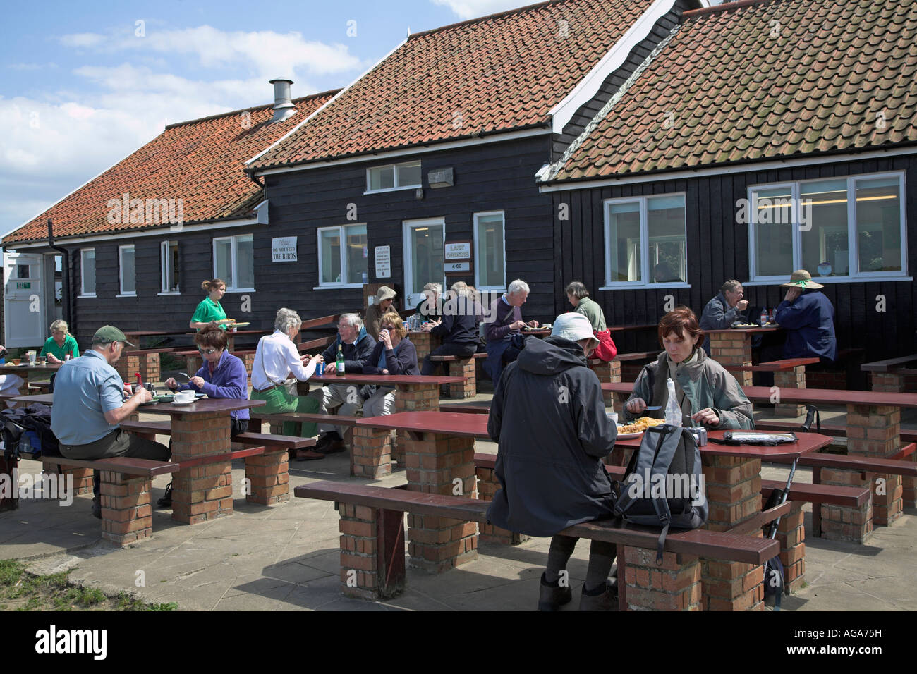 Flora tea rooms cafe Dunwich, Suffolk, England Stock Photo Alamy